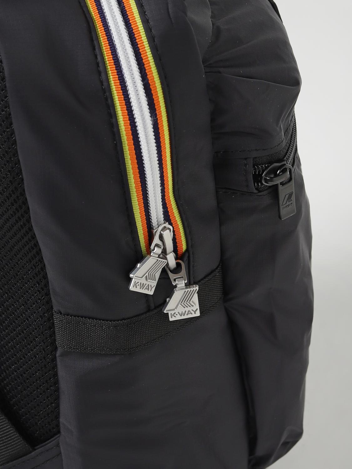 K-WAY ZAINO: Zaino Laon K-Way in nylon con logo, Nero - Img 3
