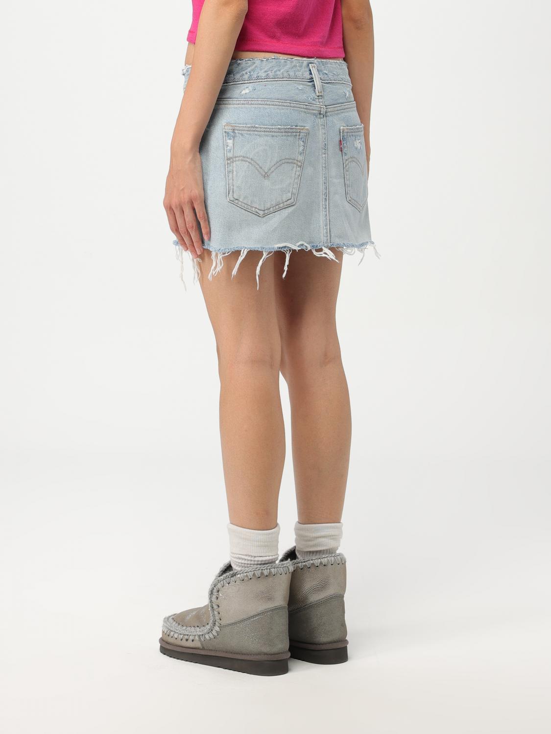 ERL FALDA: Falda mujer Erl, Azul Oscuro - Img 3