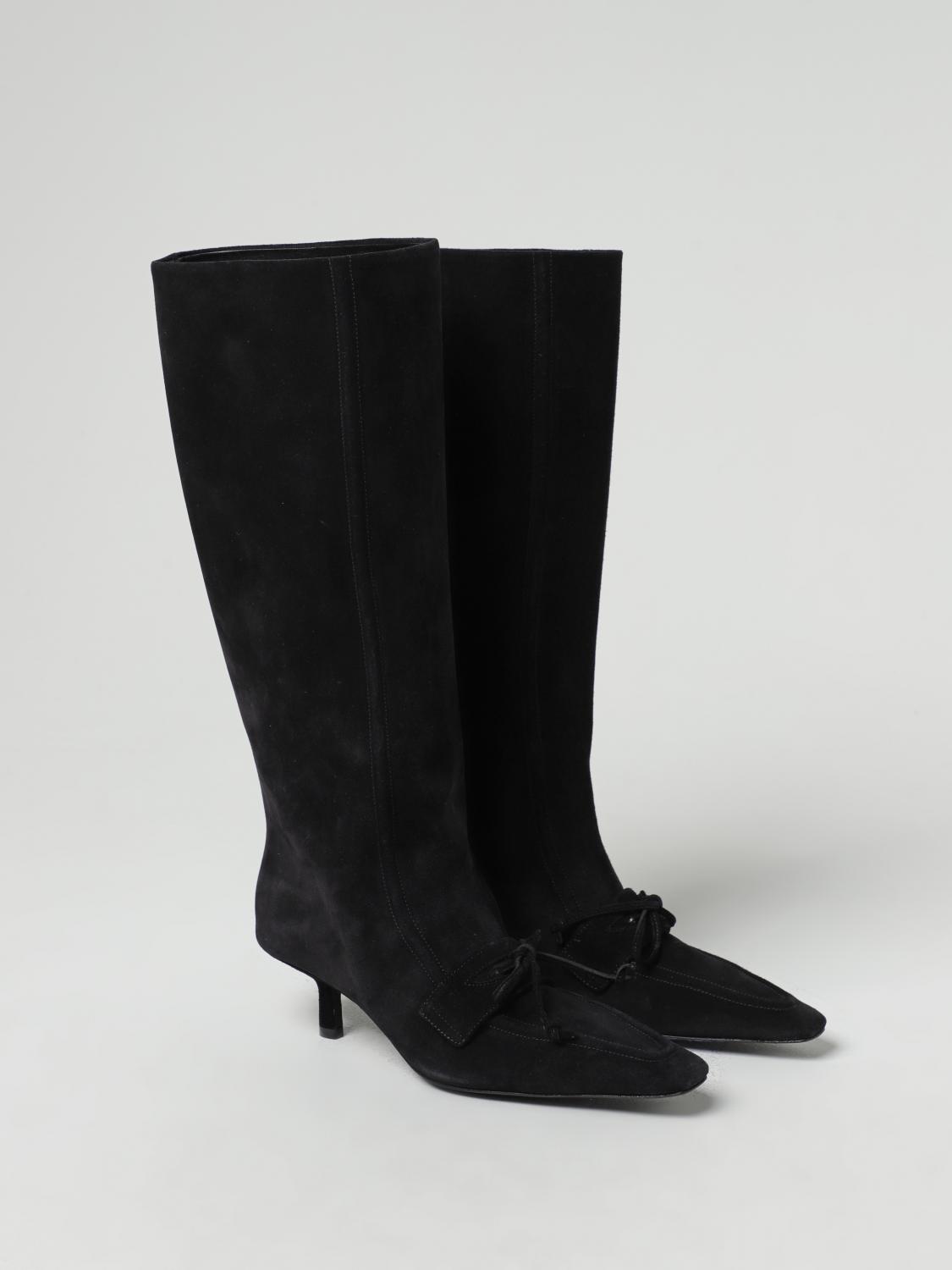 BURBERRY BOOTS: Boots woman Burberry, Black - Img 2