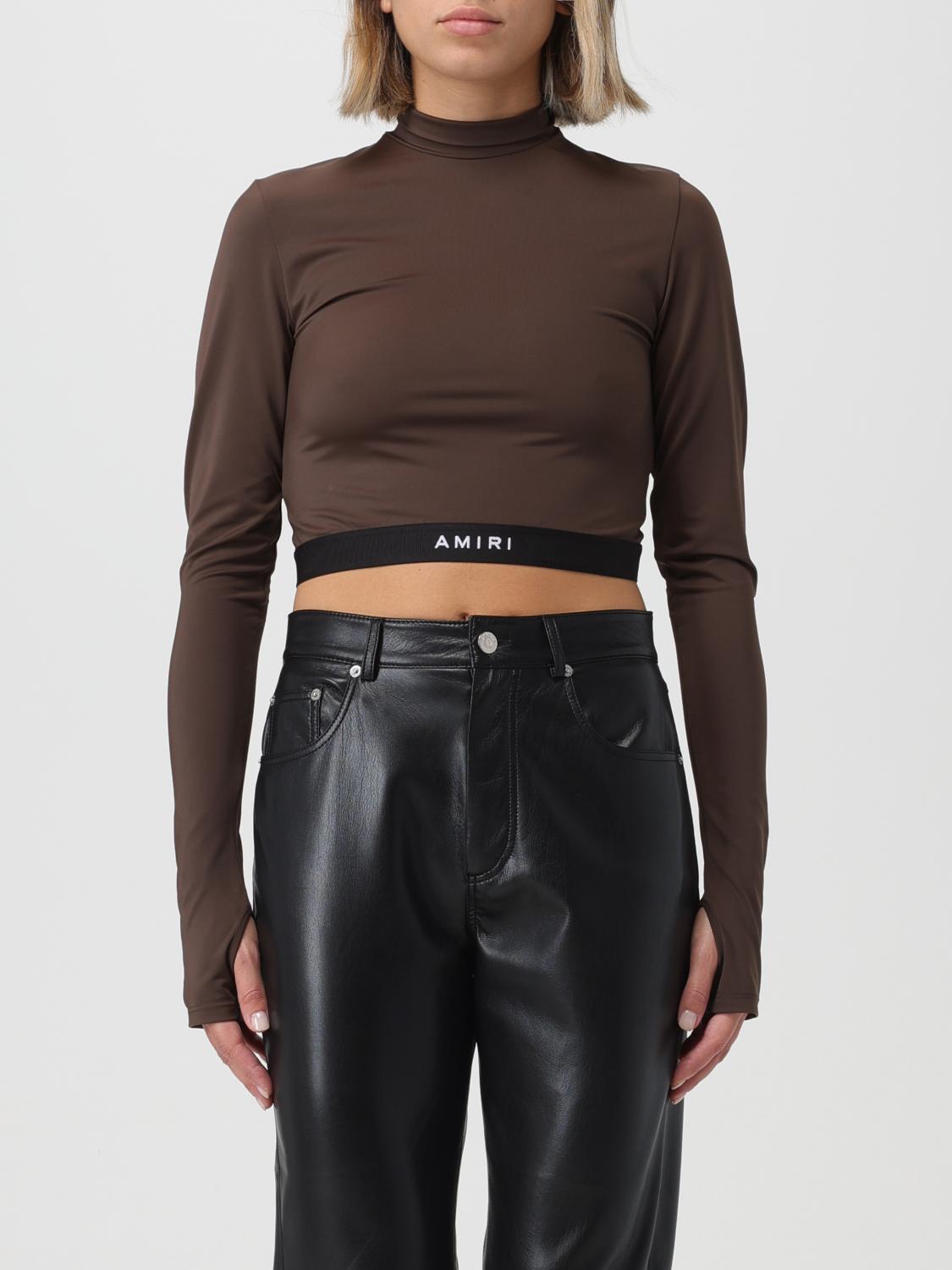 Amiri トップス レディース - ブラウン | AW23WAT002 | GIGLIO.COM AMIRI トップス