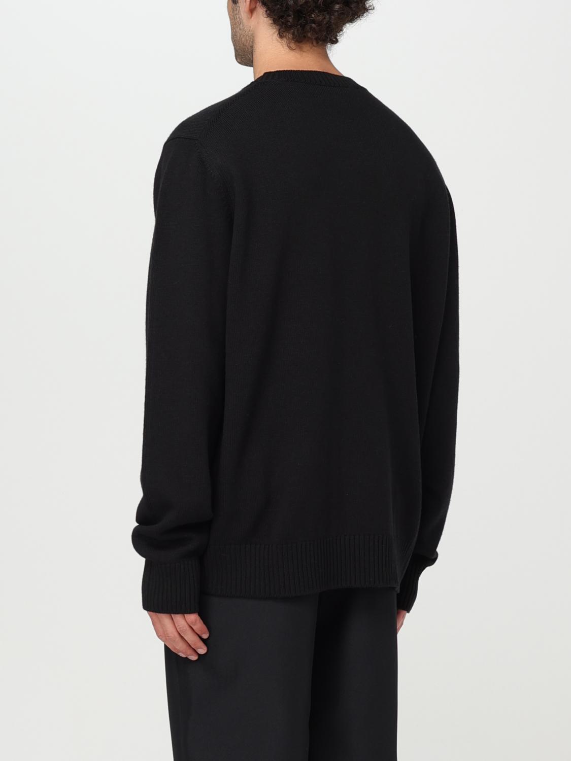 VERSACE MAGLIA: Maglione Versace in lana, Nero - Img 3