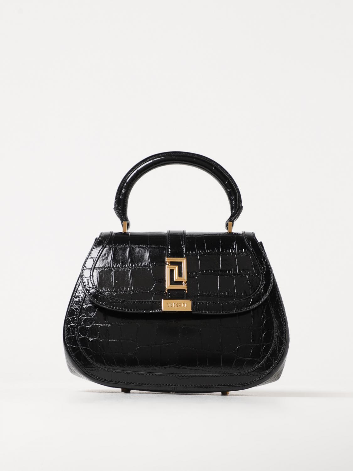 VERSACE BOLSO DE MANO: Bolso de mano mujer Versace, Negro - Img 1