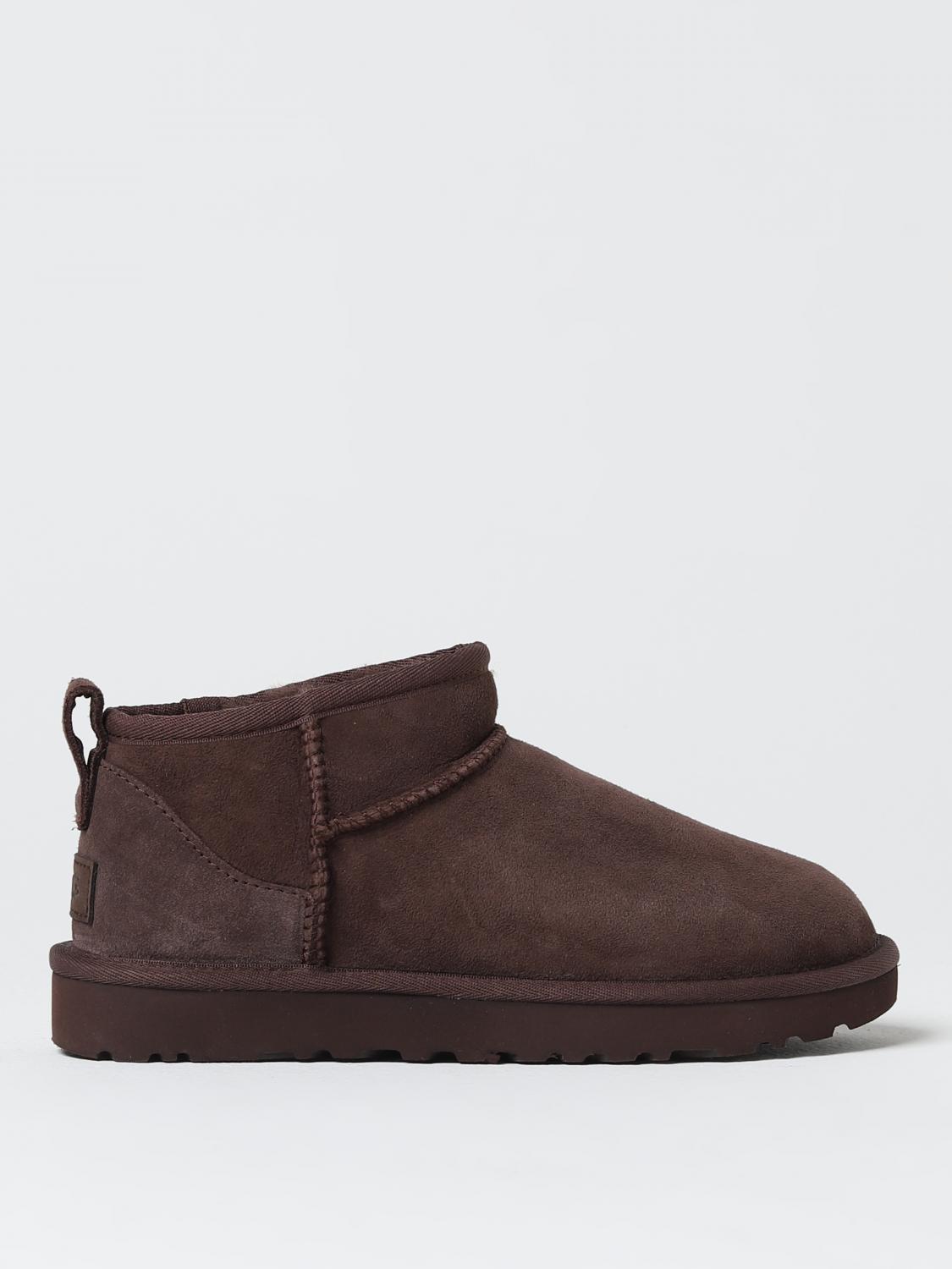 UGG SCHUHE: UGG Classic Ultra Mini Wildleder-Stiefeletten, Grau - Img 1