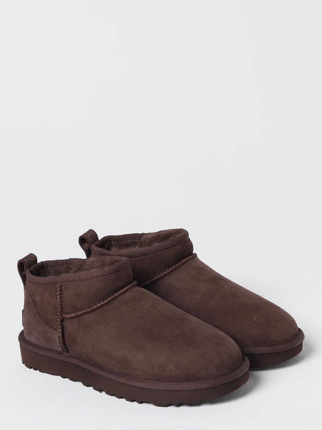 UGG SCHUHE: UGG Classic Ultra Mini Wildleder-Stiefeletten, Grau - Img 2