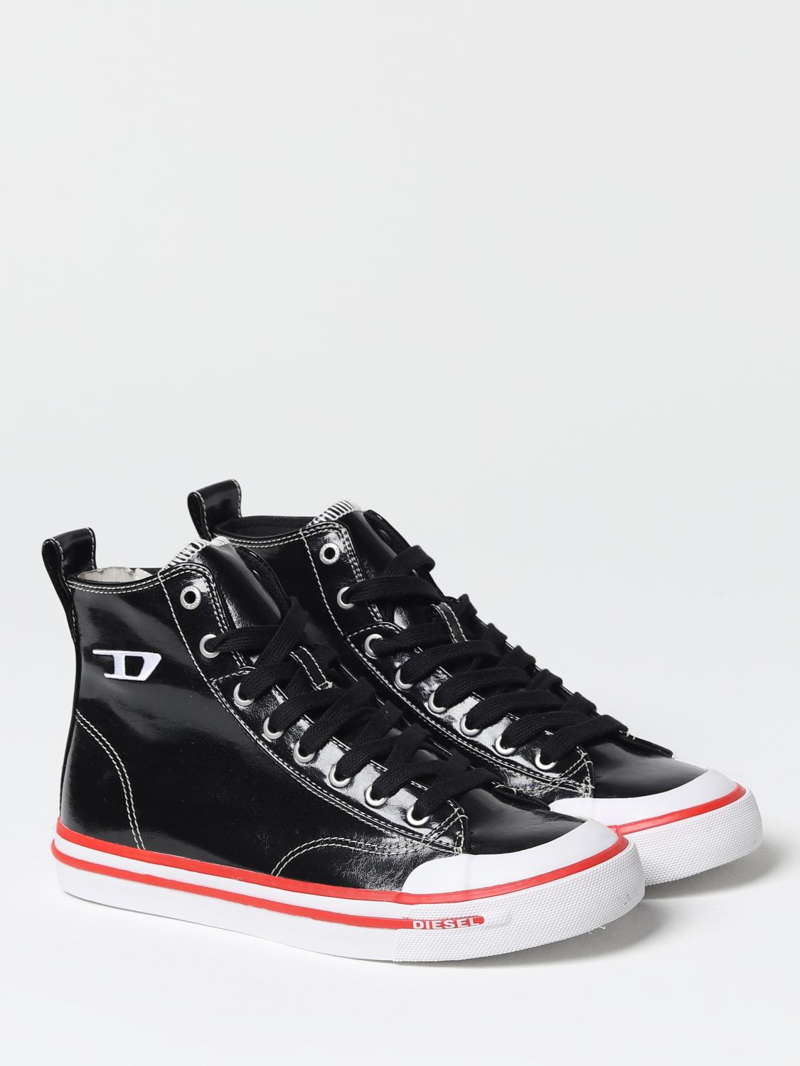 DIESEL SNEAKERS: Diesel S-Athos sneakers in naplak, Black - Img 2