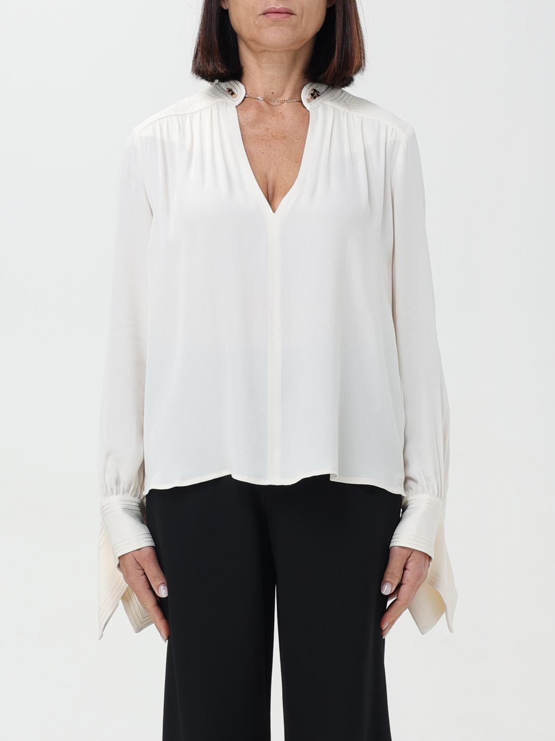 ELISABETTA FRANCHI CAMISA: Camisa mujer Elisabetta Franchi, Mantequilla - Img 1