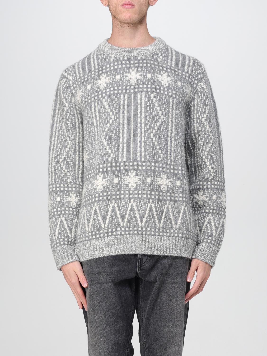 GOLDEN GOOSE: Pull homme Gris Pull Golden Goose