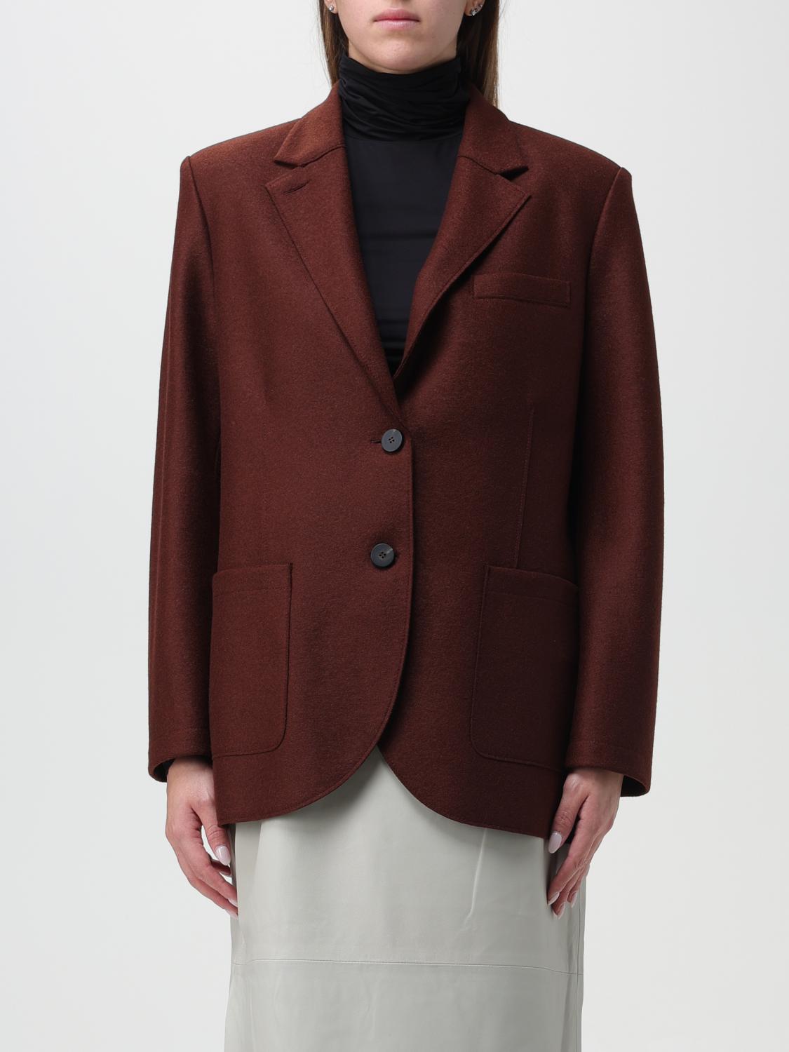 スーツ HARRIS WHARF LONDON Women Suit Jackets A3502MTETE01 Brown Harris Wharf London Wool Blazer | Brown | FARFETCH