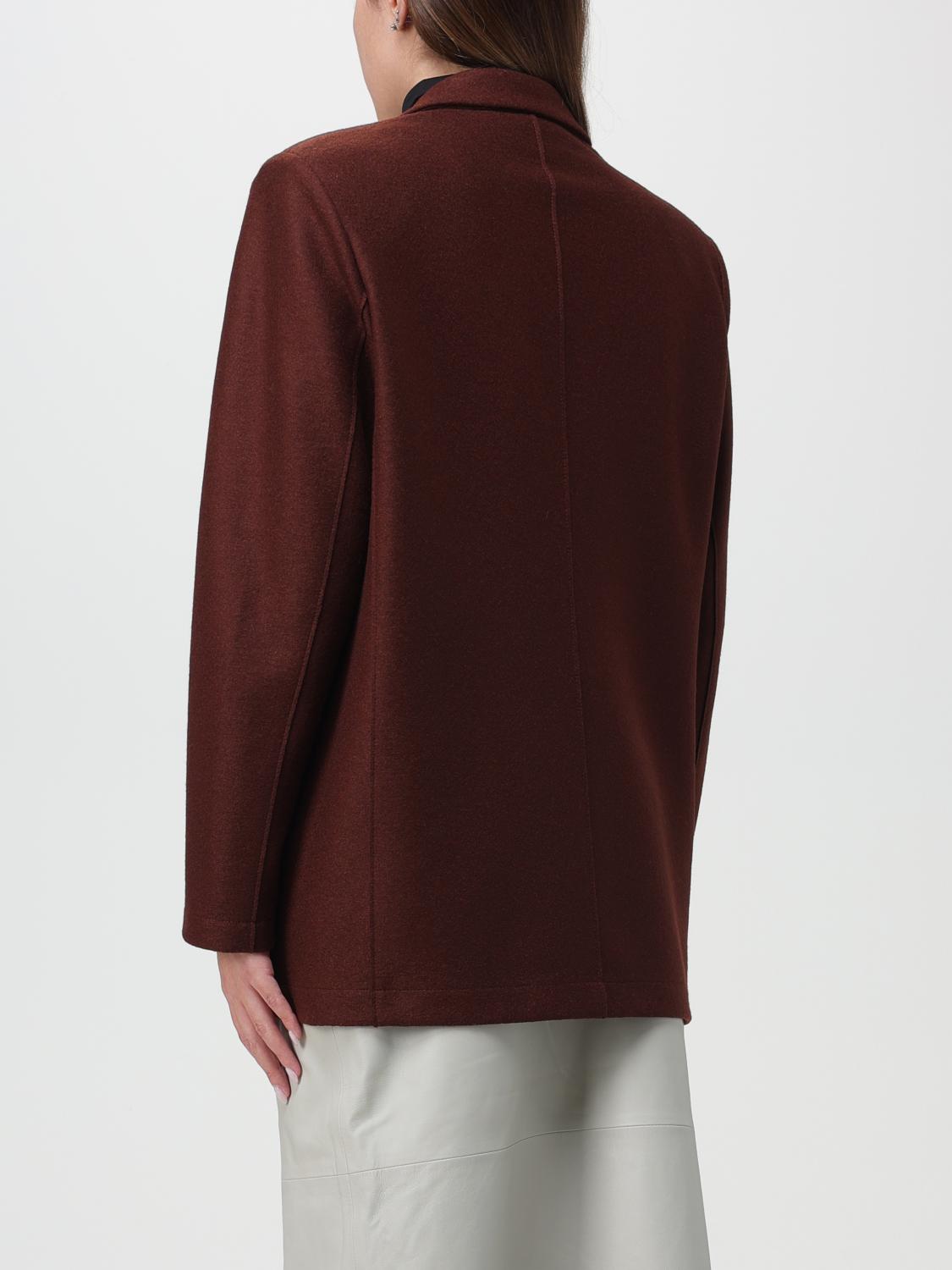 HARRIS WHARF LONDON: Jacket woman - Brown | Harris Wharf
