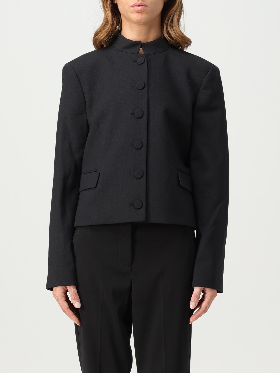 アウターその他 THEORY Woman Blazer Black N0801124 001 Theory Women's Single Breasted Slim Blazer, Black, 0 at
