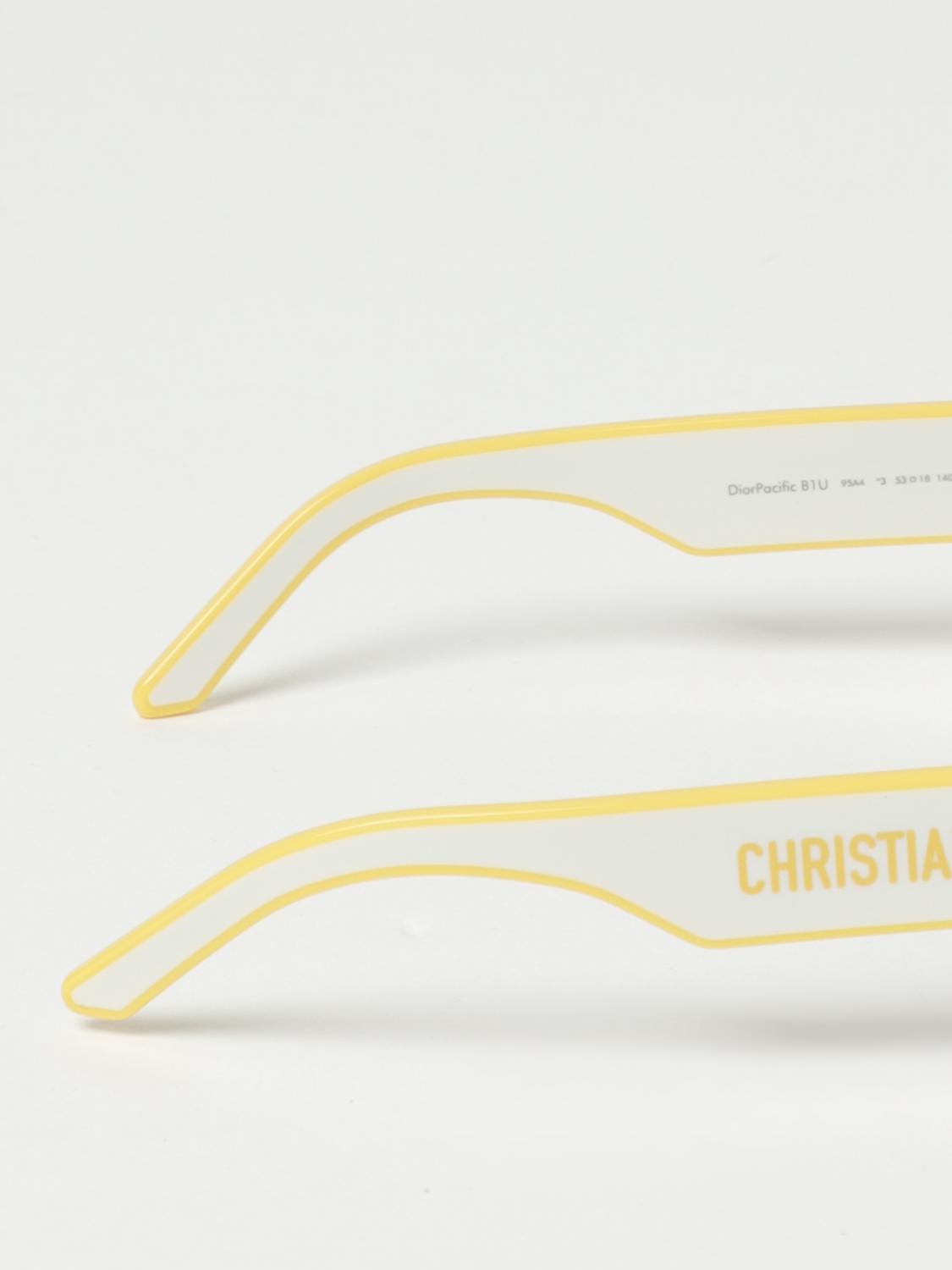 DIOR SUNGLASSES: Pacific Dior sunglasses in acetate with contrasting logo, White - Img 3
