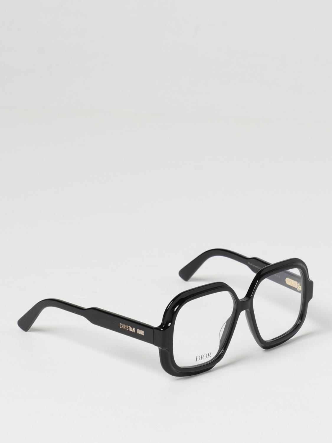 DIOR OPTICAL FRAMES: Dior Prismeo acetate eyeglasses, Black - Img 1