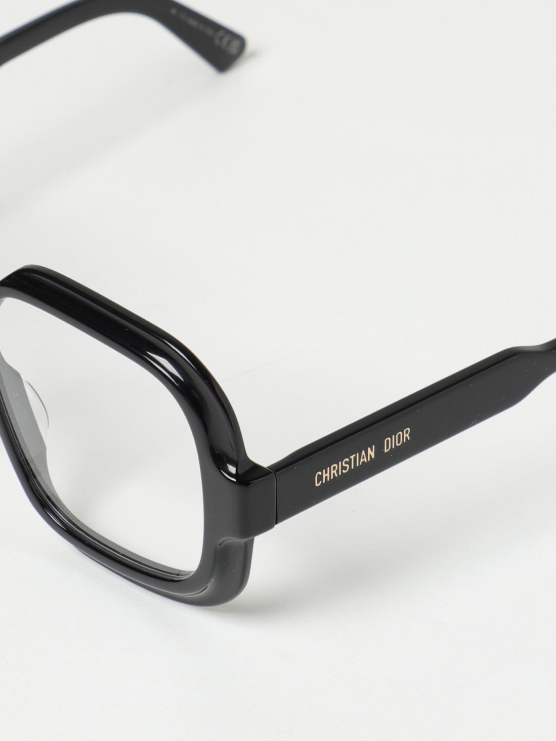 DIOR OPTICAL FRAMES: Dior Prismeo acetate eyeglasses, Black - Img 4