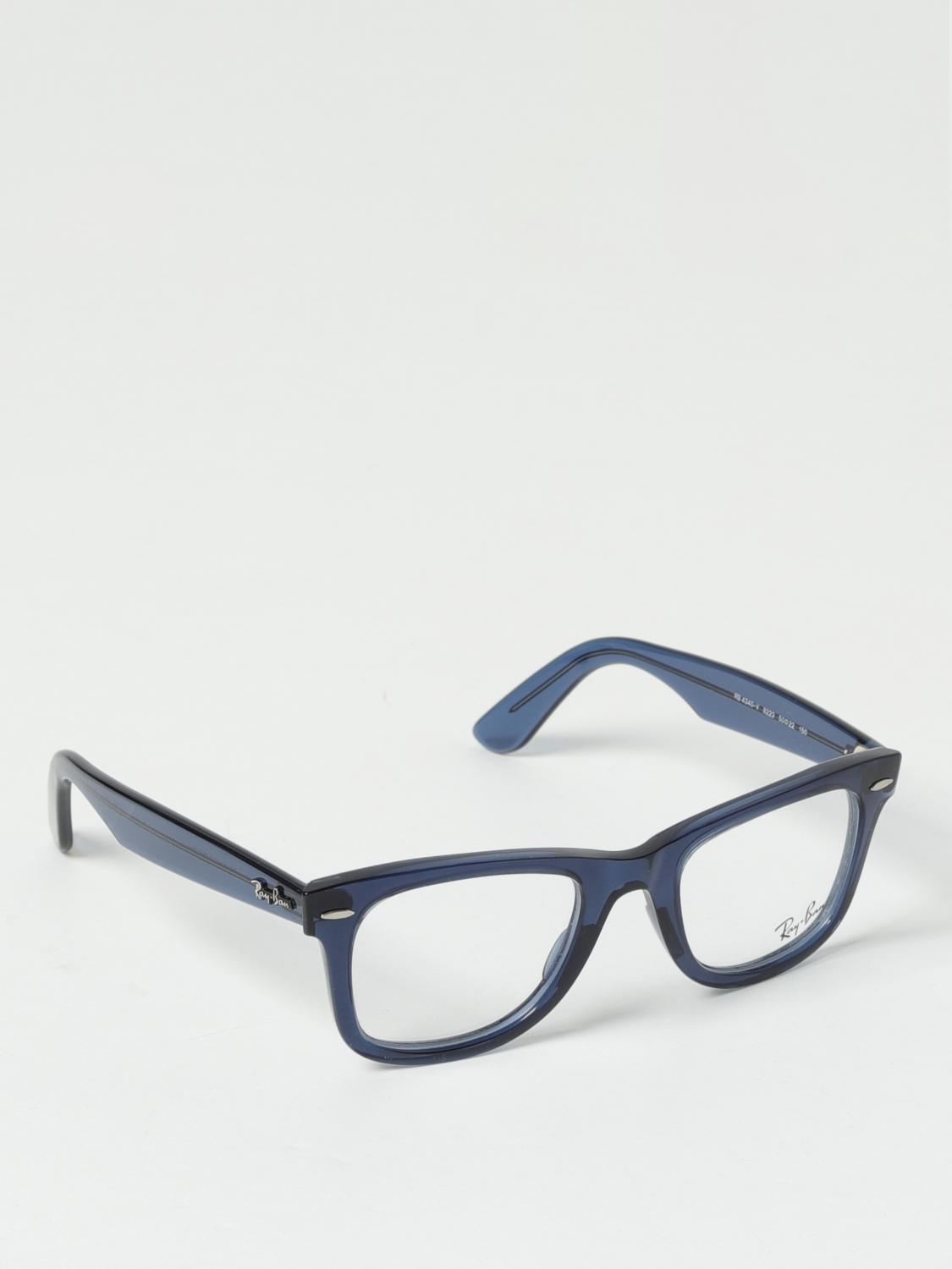 RAY-BAN BRILLEN: Wayfarer Brillengestell Ray-Ban aus Azetat, Blau - Img 1