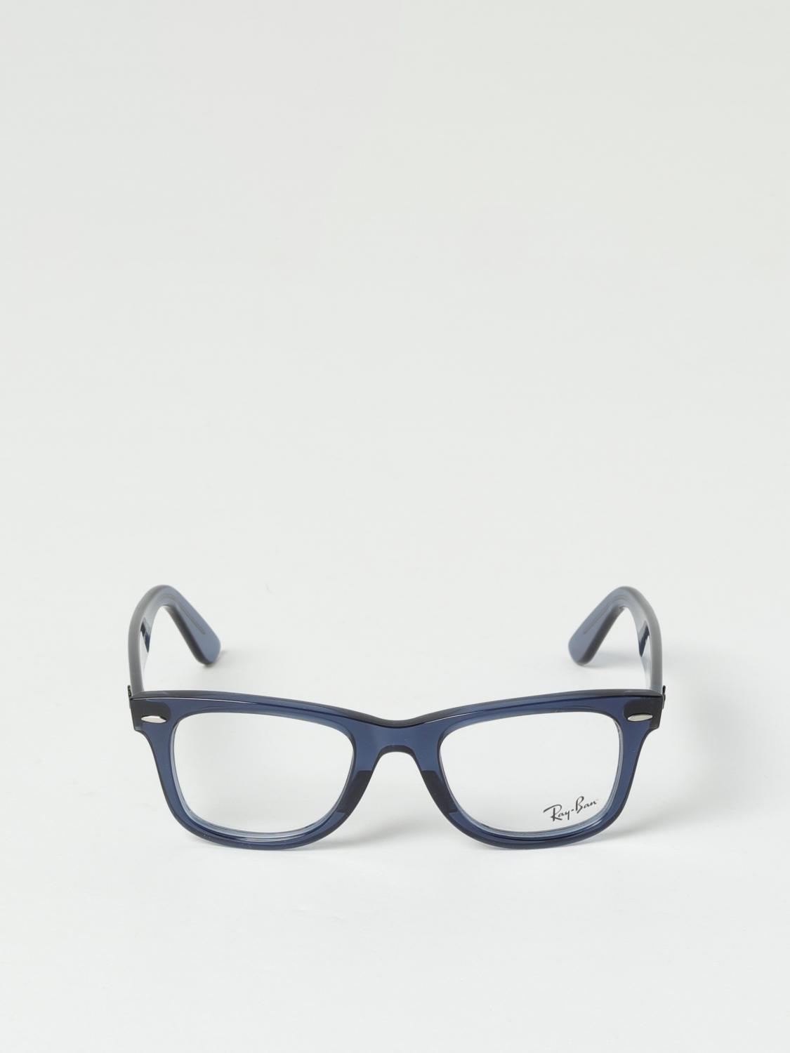 RAY-BAN BRILLEN: Wayfarer Brillengestell Ray-Ban aus Azetat, Blau - Img 2