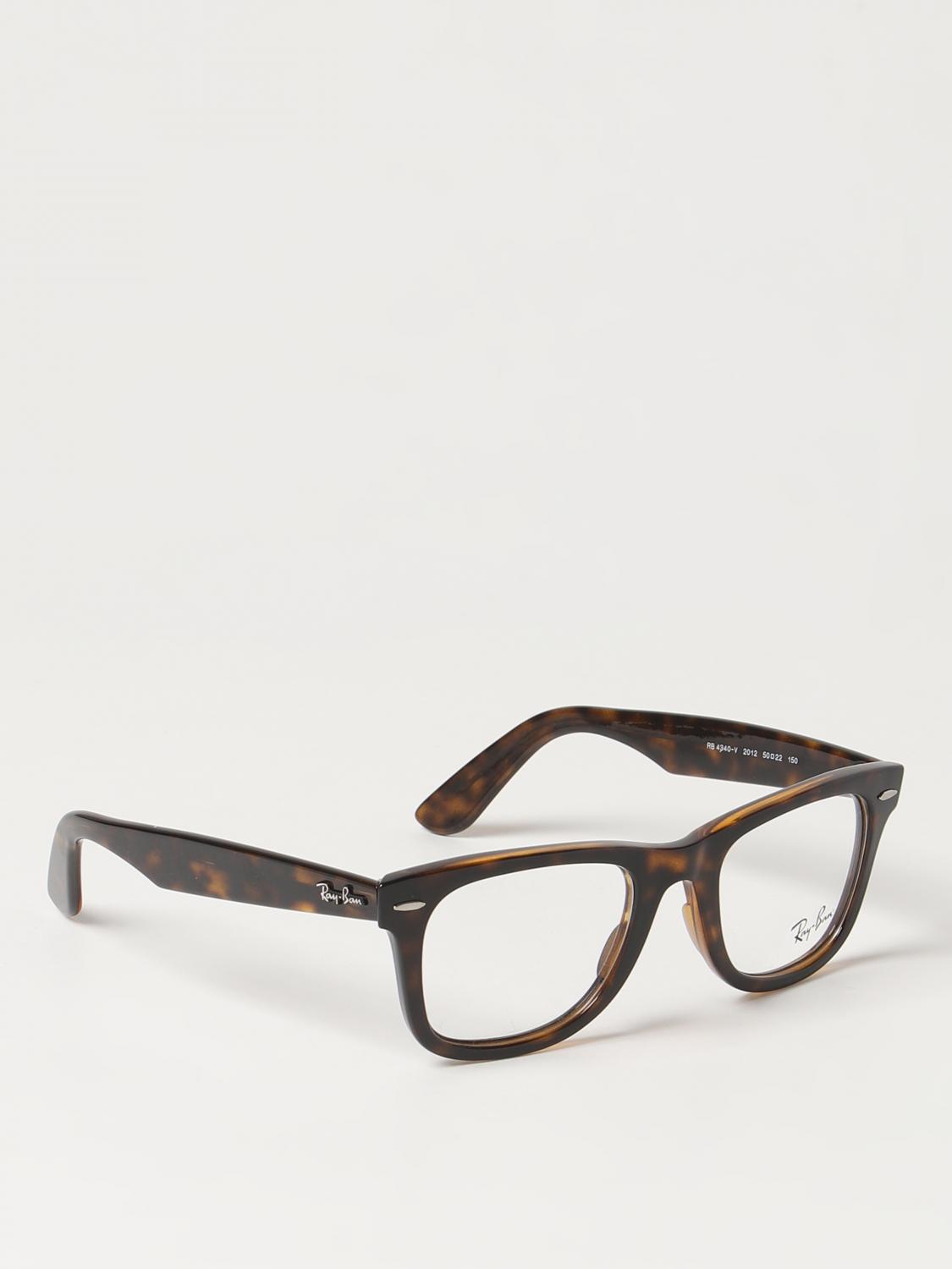 RAY-BAN OPTICAL FRAMES: Wayfarer Acetate Eyeglasses Ray-Ban, Brown - Img 1
