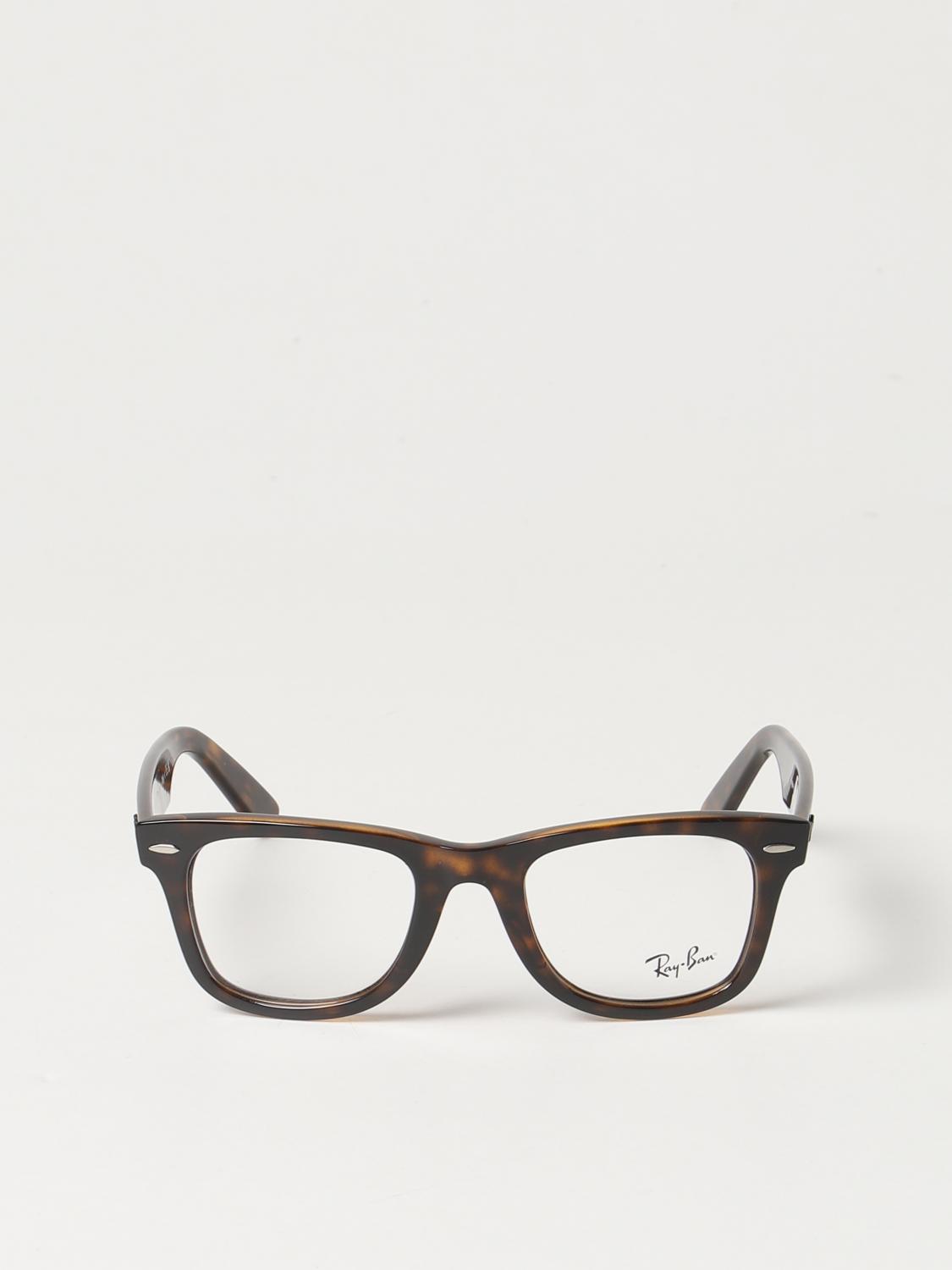 RAY-BAN OPTICAL FRAMES: Wayfarer Acetate Eyeglasses Ray-Ban, Brown - Img 2