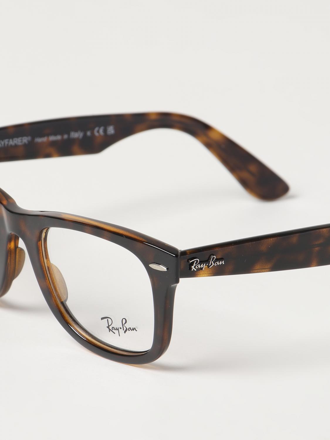 RAY-BAN OPTICAL FRAMES: Wayfarer Acetate Eyeglasses Ray-Ban, Brown - Img 4