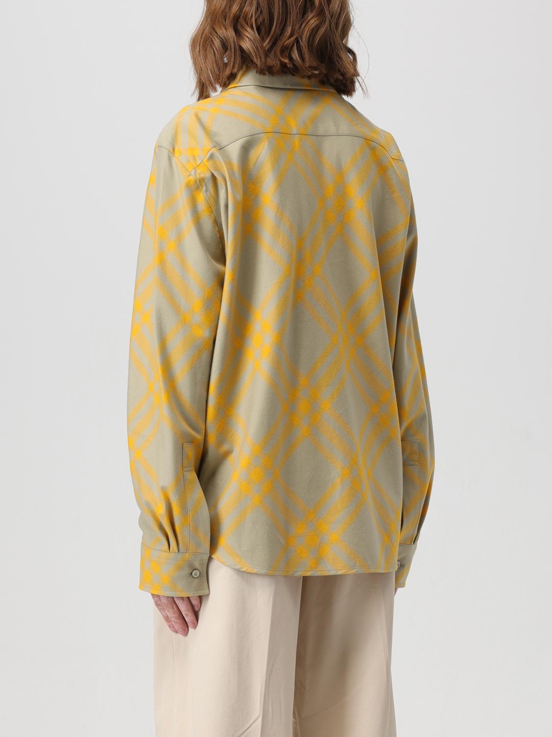 BURBERRY CAMISA: Camisa mujer Burberry, Amarillo - Img 3