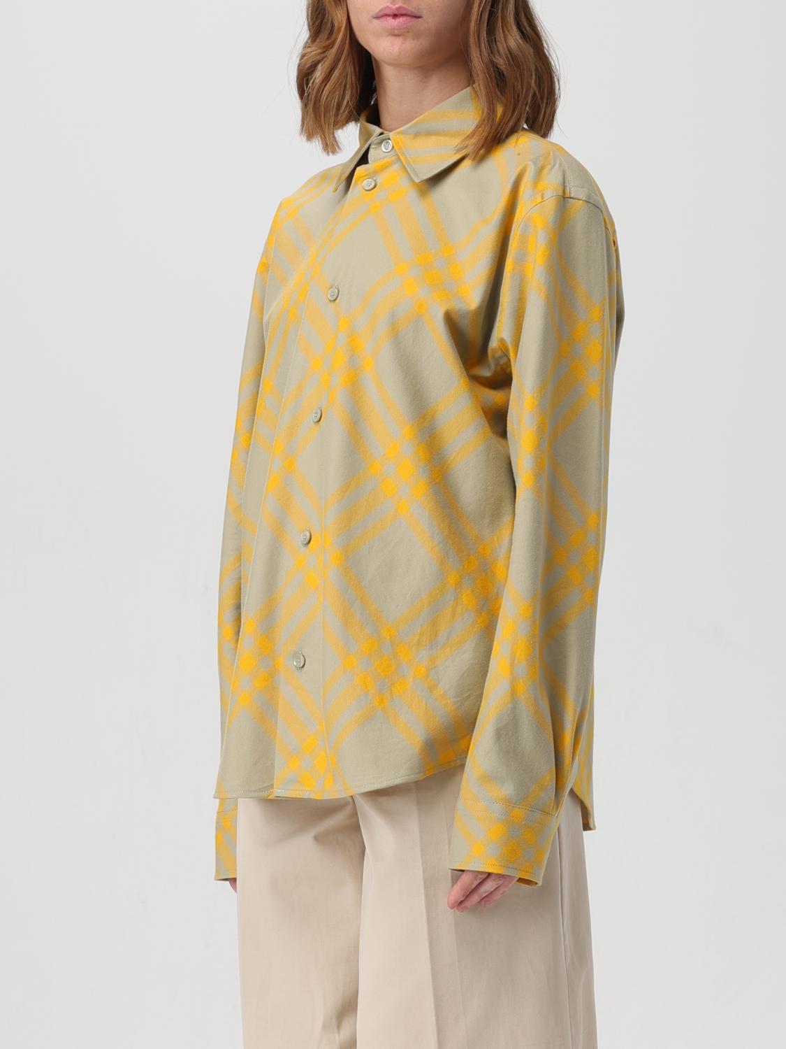 BURBERRY CAMISA: Camisa mujer Burberry, Amarillo - Img 4