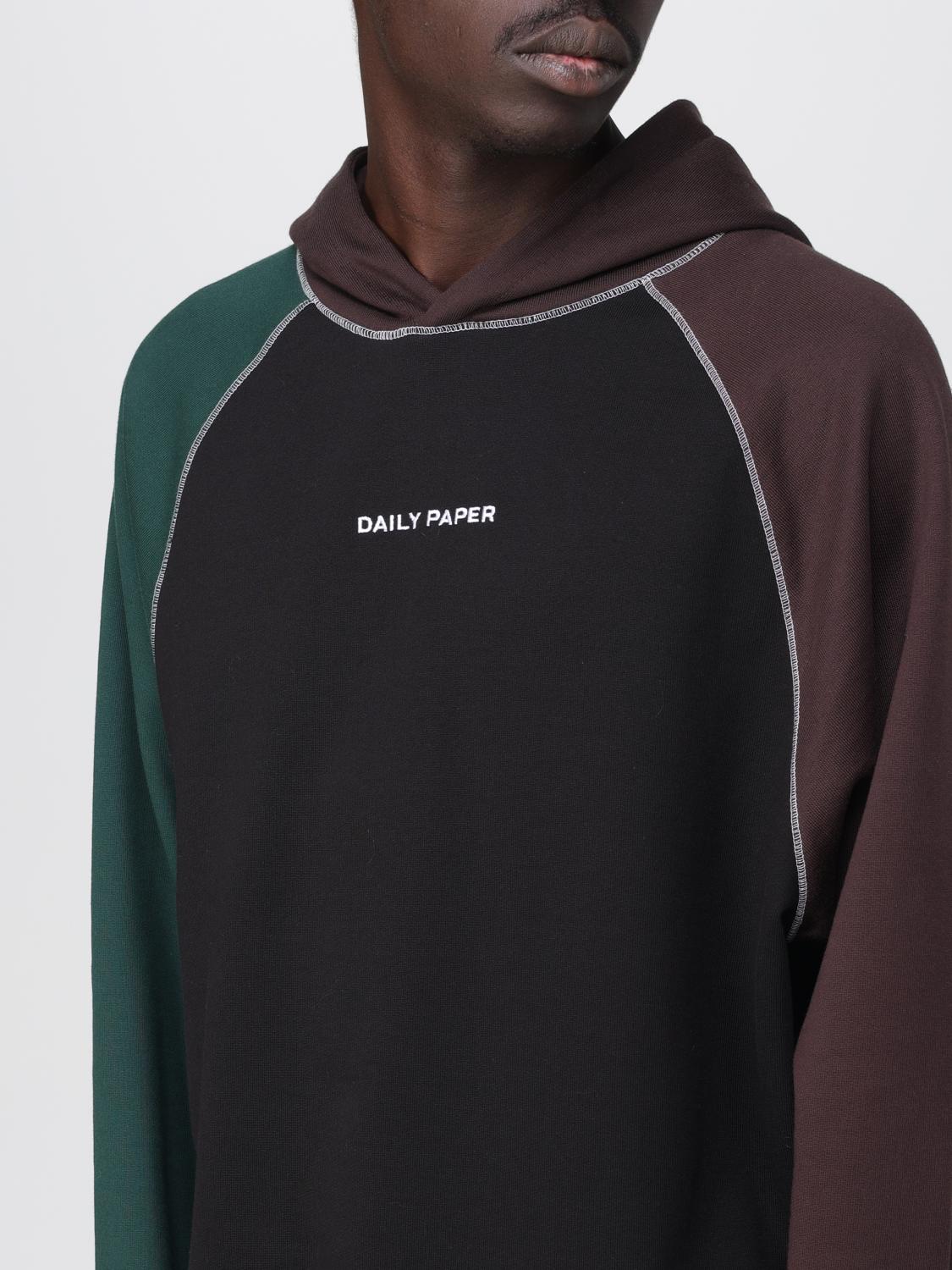 DAILY PAPER SWEATSHIRT: Sweatshirt men Daily Paper, Black - Img 3