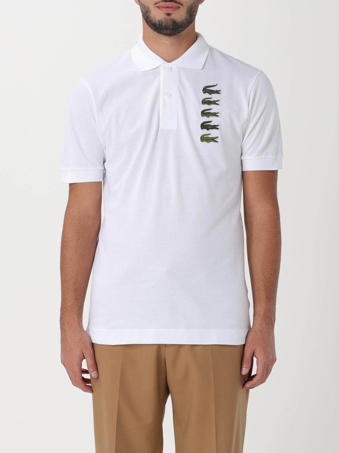 LACOSTE POLO SHIRT: Polo shirt men Lacoste, White - Img 1