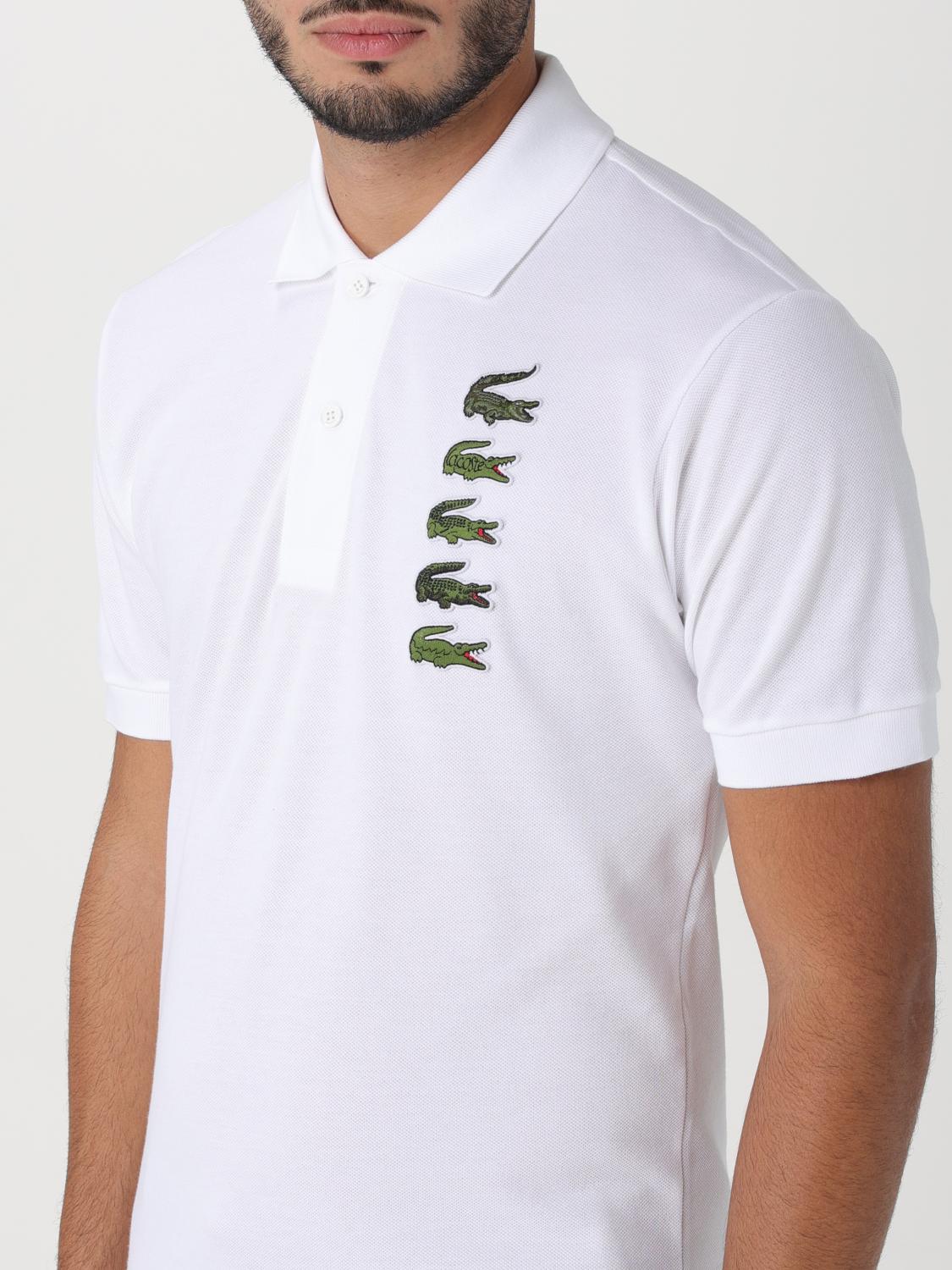LACOSTE POLO SHIRT: Polo shirt men Lacoste, White - Img 3
