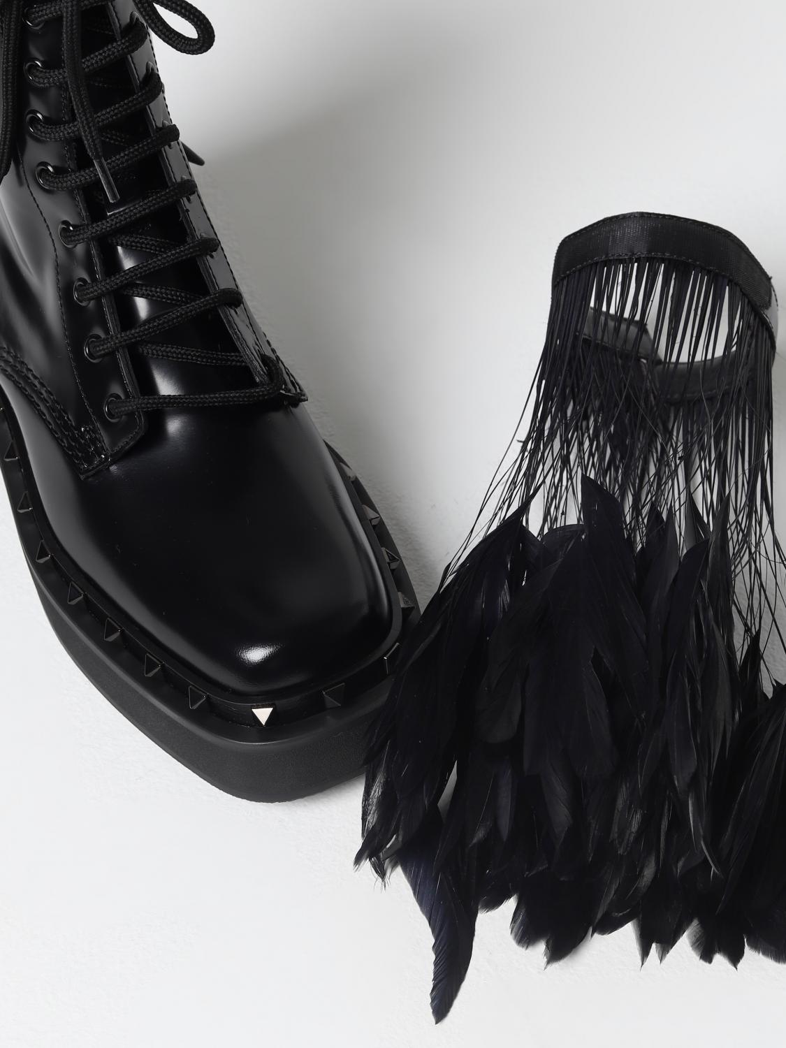 VALENTINO GARAVANI：ブーツ レディース - ブラック | GIGLIO.COM