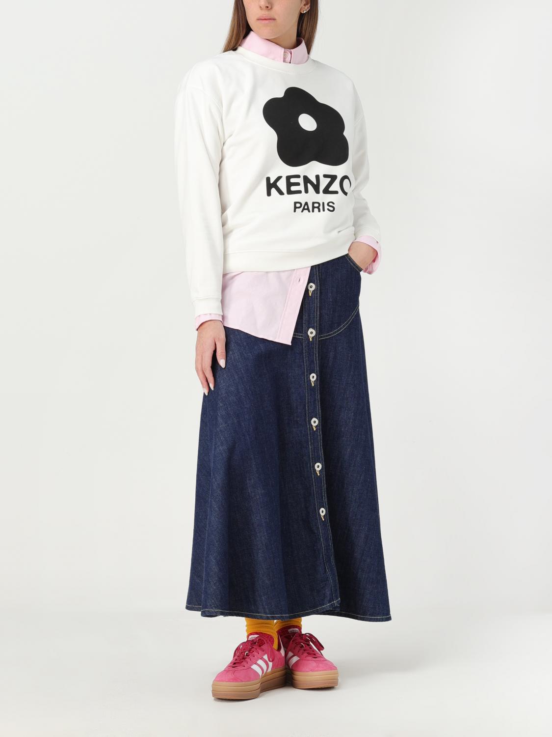 Kenzo cotton sweatshirt - White | FD62SW1124MF | GIGLIO.COM