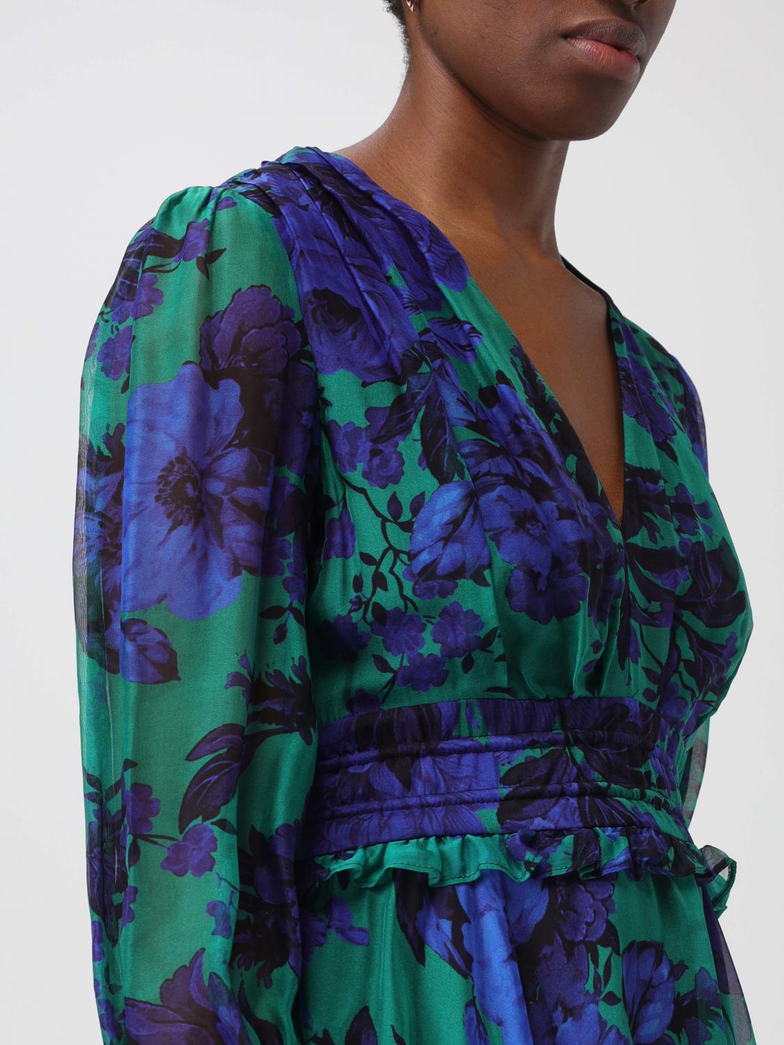 liu jo silk dress LIU JO Long Satin Dress | Pink