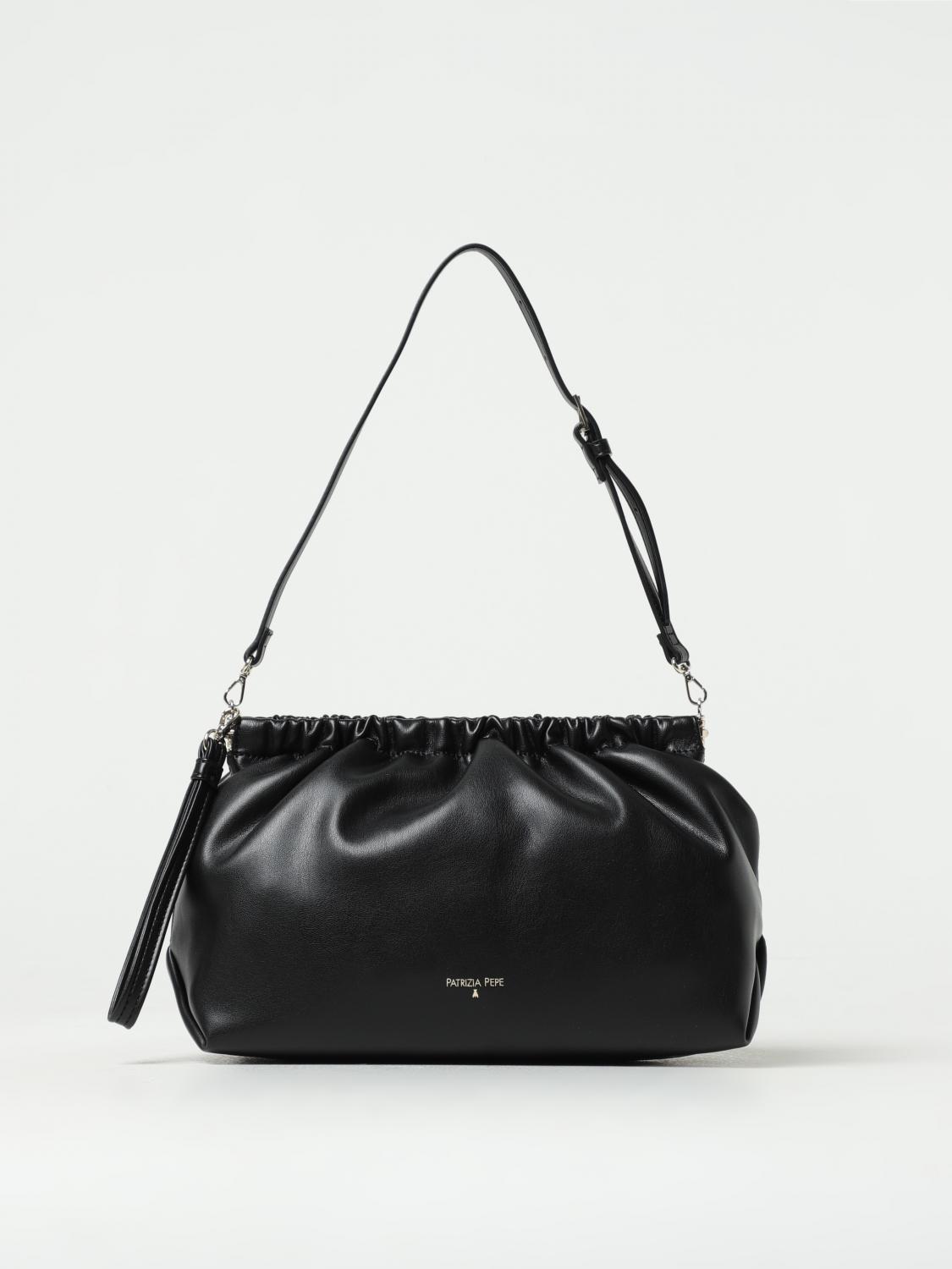PATRIZIA PEPE: Crossbody bags woman Black Patrizia Pepe