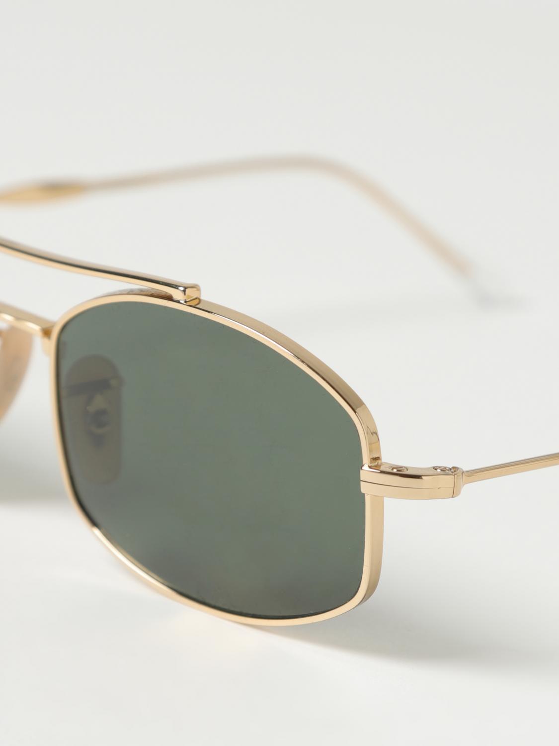 RAY-BAN OCCHIALI DA SOLE: Occhiali da sole 3719 Ray-Ban in metallo, Oro - Img 4
