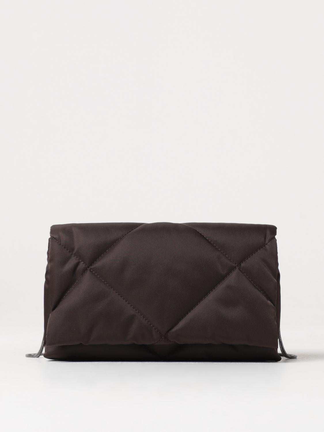BRUNELLO CUCINELLI: Crossbody bags woman - Brown | Brunello