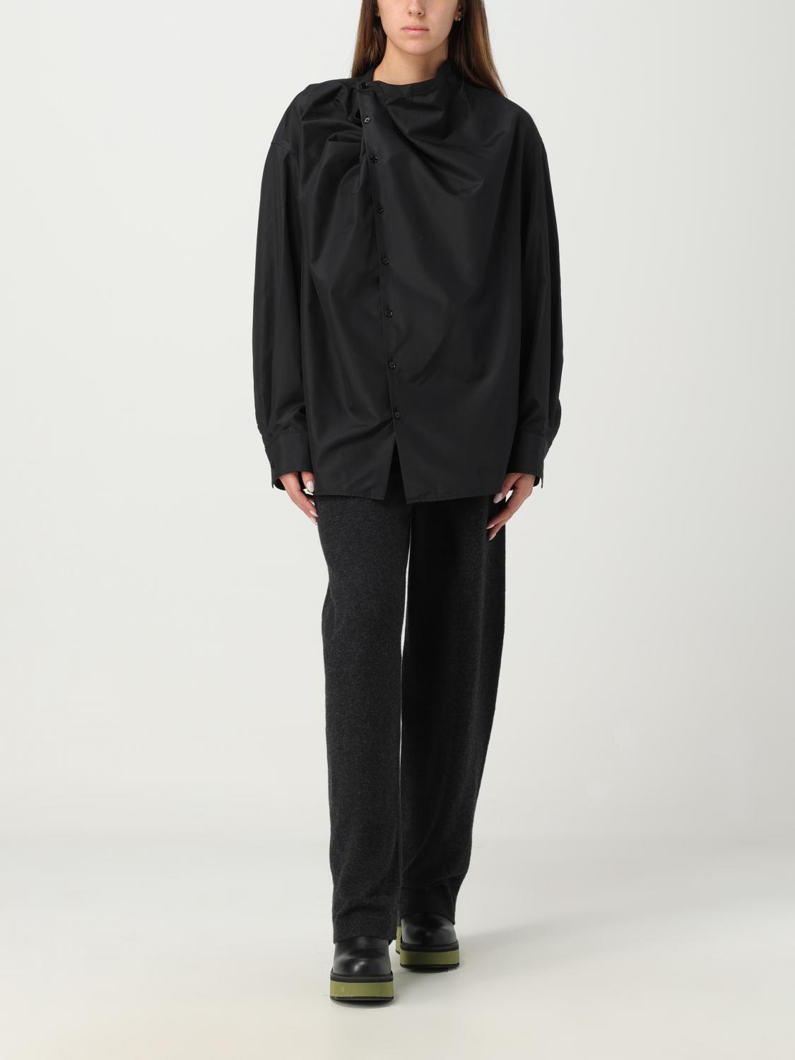 LEMAIRE CAMISA: Camisa mujer Lemaire, Negro - Img 2