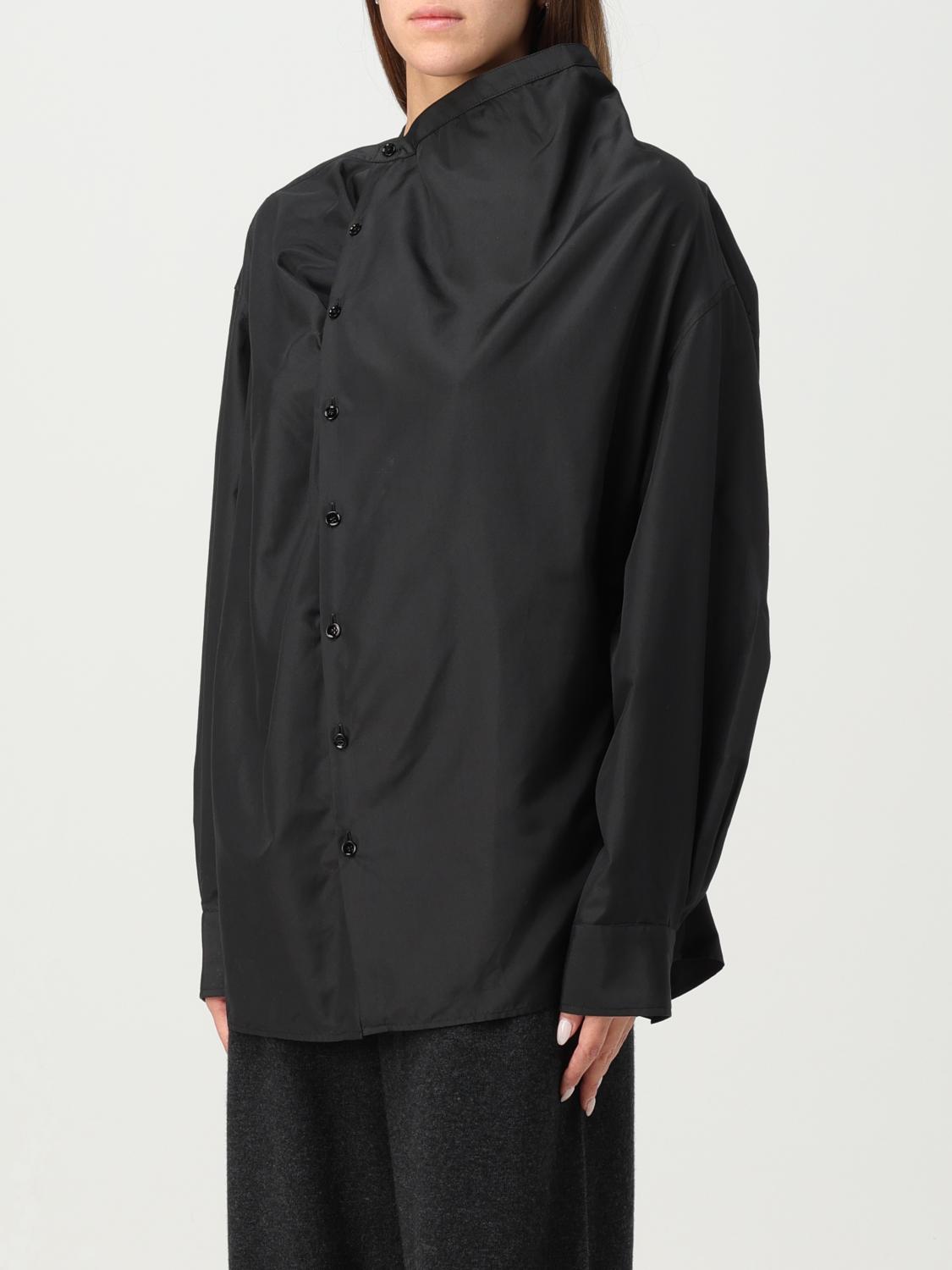 LEMAIRE CAMISA: Camisa mujer Lemaire, Negro - Img 4