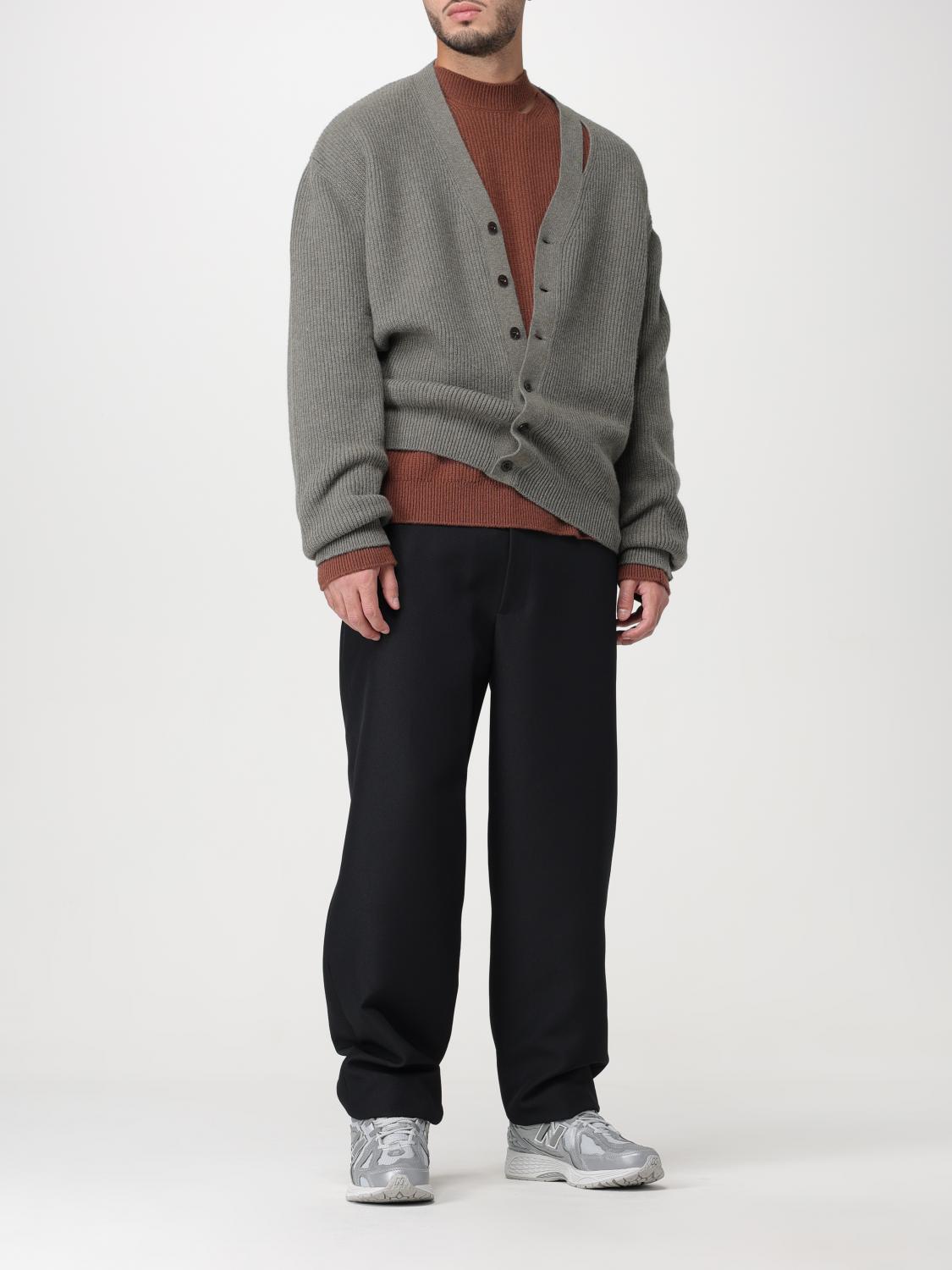 PAURA STRICKJACKE: Pullover herren Paura, Grau - Img 2