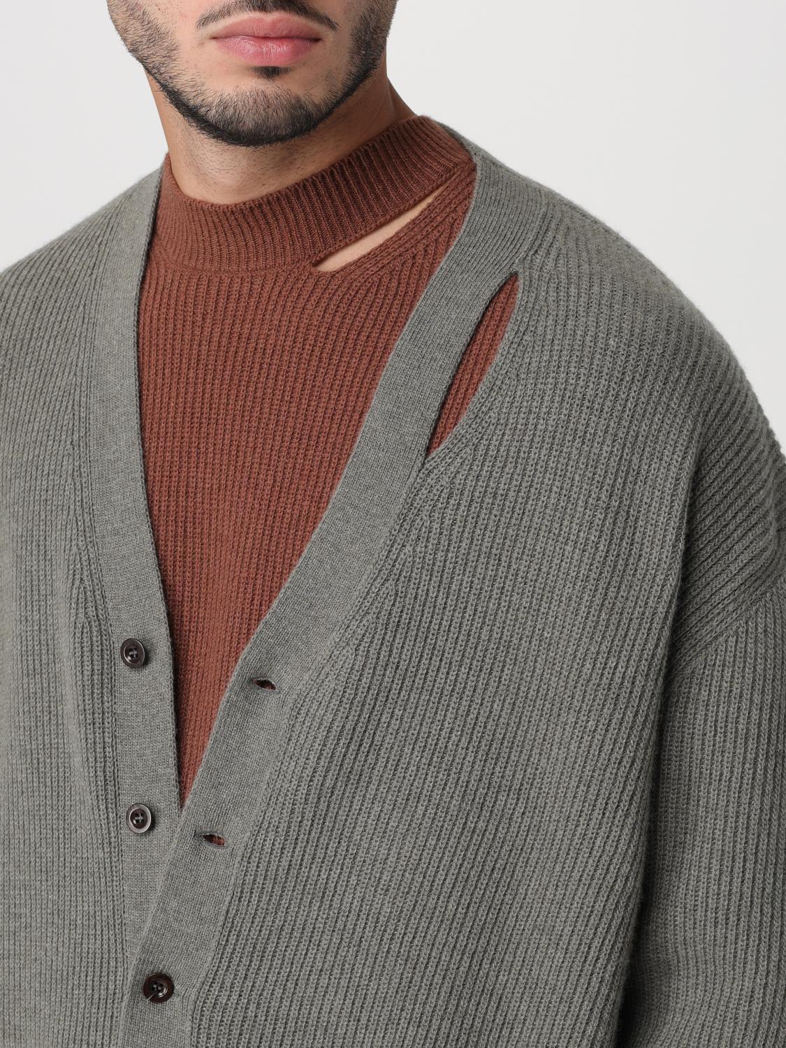 PAURA STRICKJACKE: Pullover herren Paura, Grau - Img 5