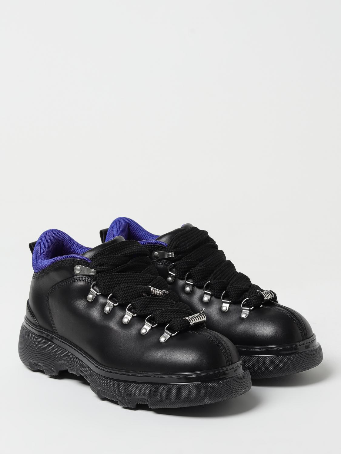 BURBERRY BOTTINE: Baskets homme Burberry, Noir - Img 2