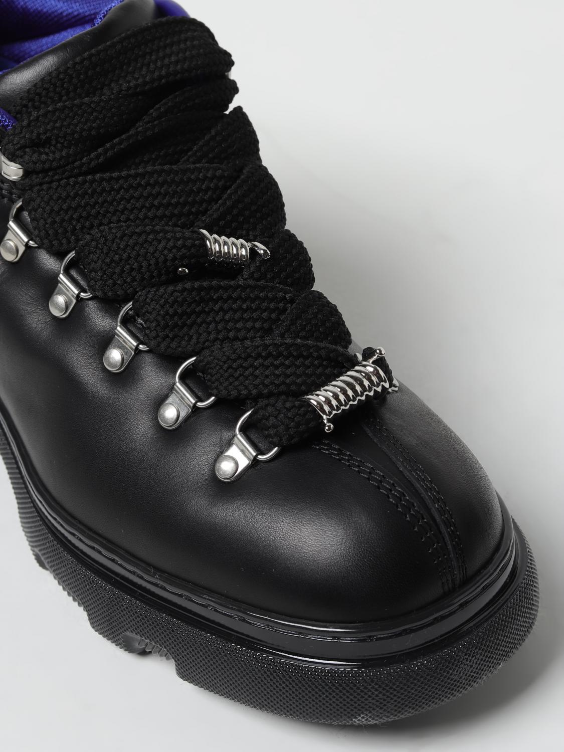 BURBERRY BOTTINE: Baskets homme Burberry, Noir - Img 4