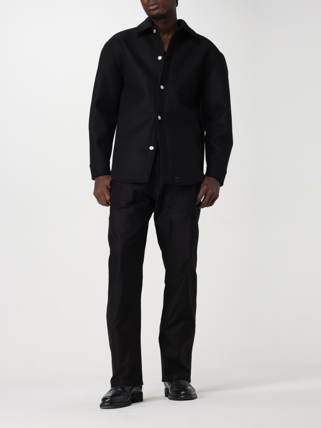 COURRÈGES SHIRT: Shirt men CourrÈges, Black - Img 2