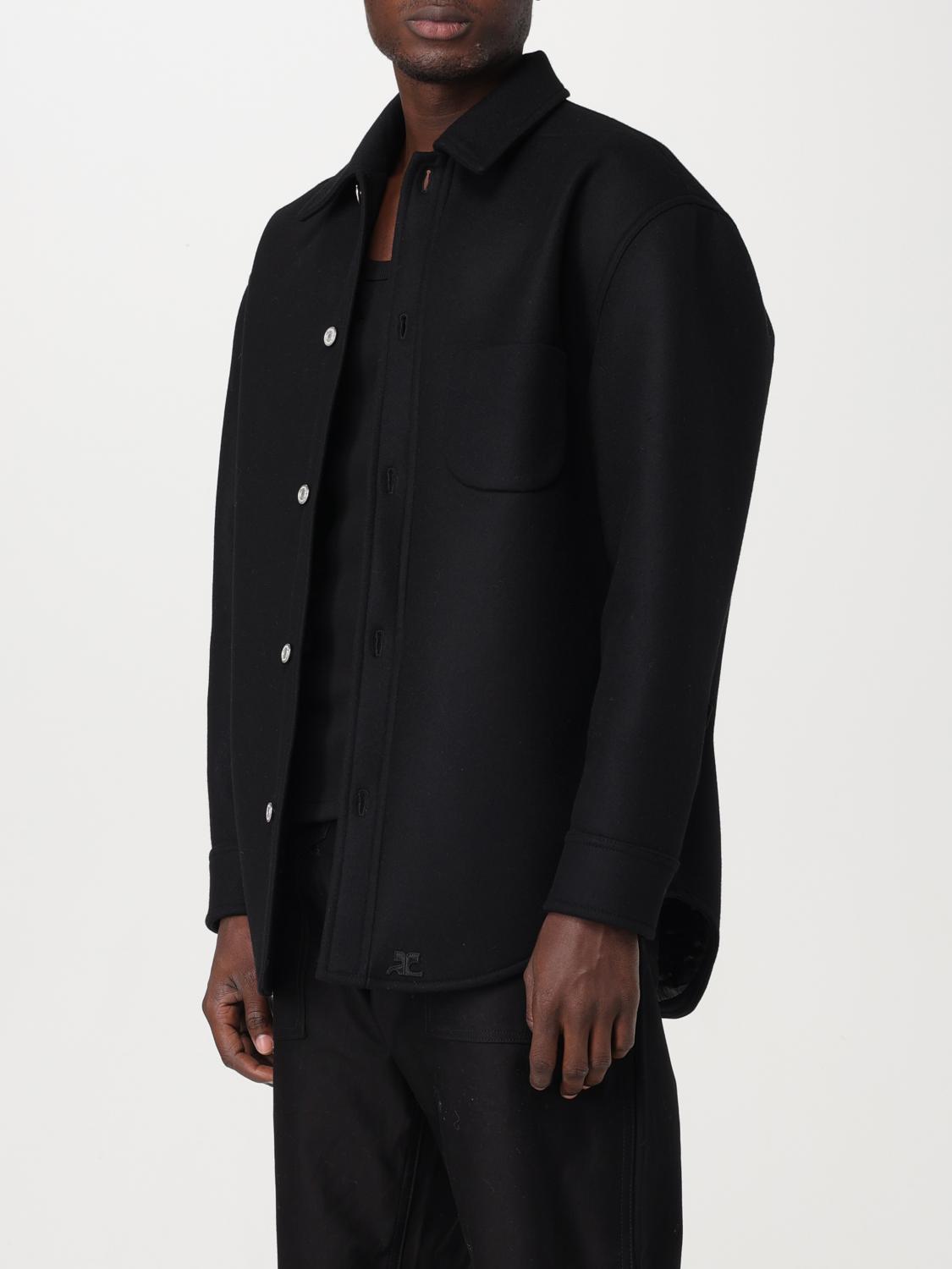 COURRÈGES SHIRT: Shirt men CourrÈges, Black - Img 4