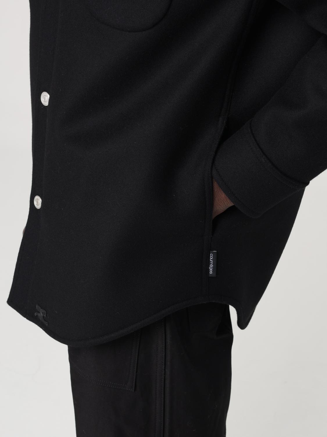 COURRÈGES SHIRT: Shirt men CourrÈges, Black - Img 5