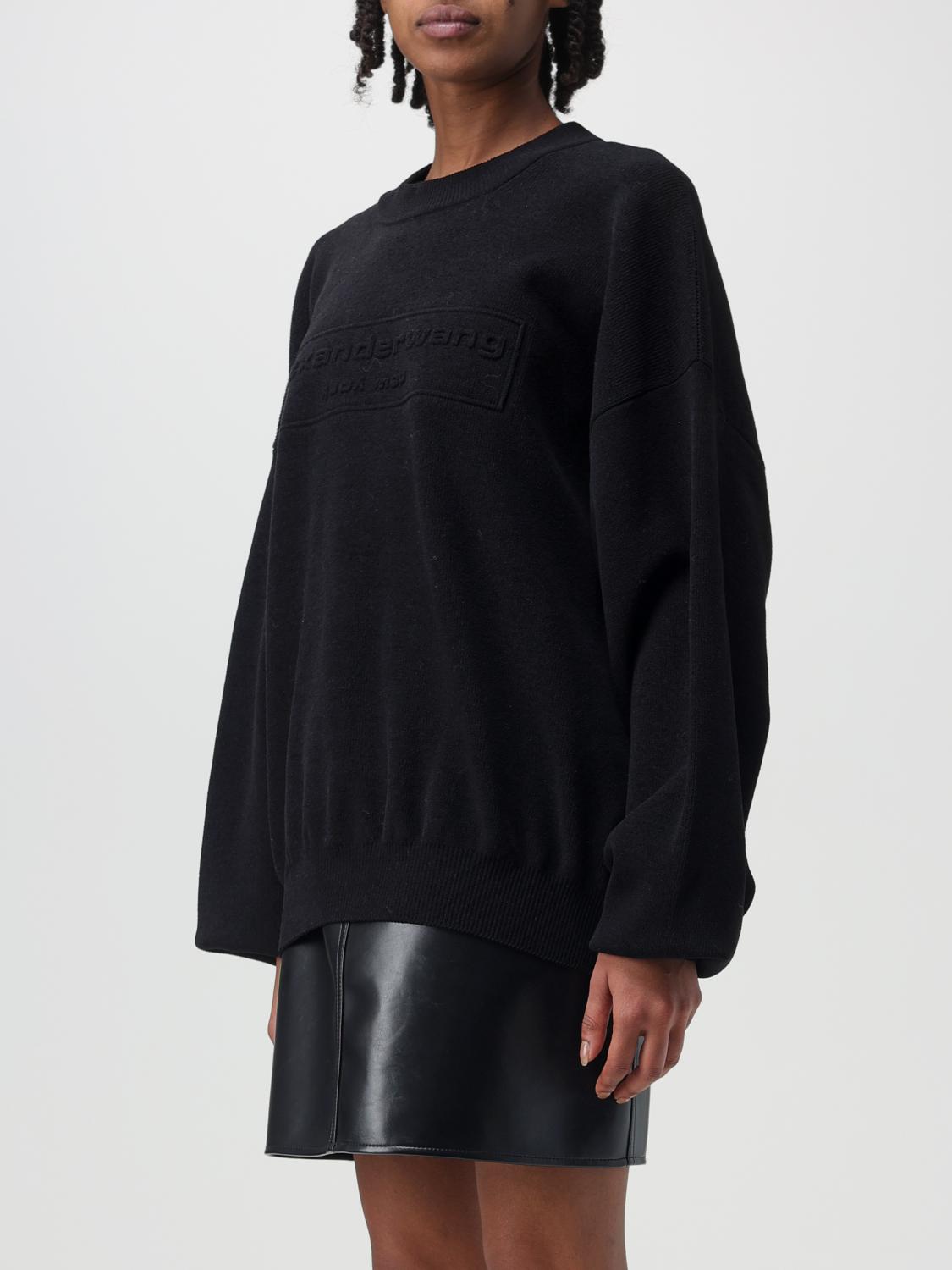 Alexander Wang sweater in technical fabric - Black | 1KC3231017
