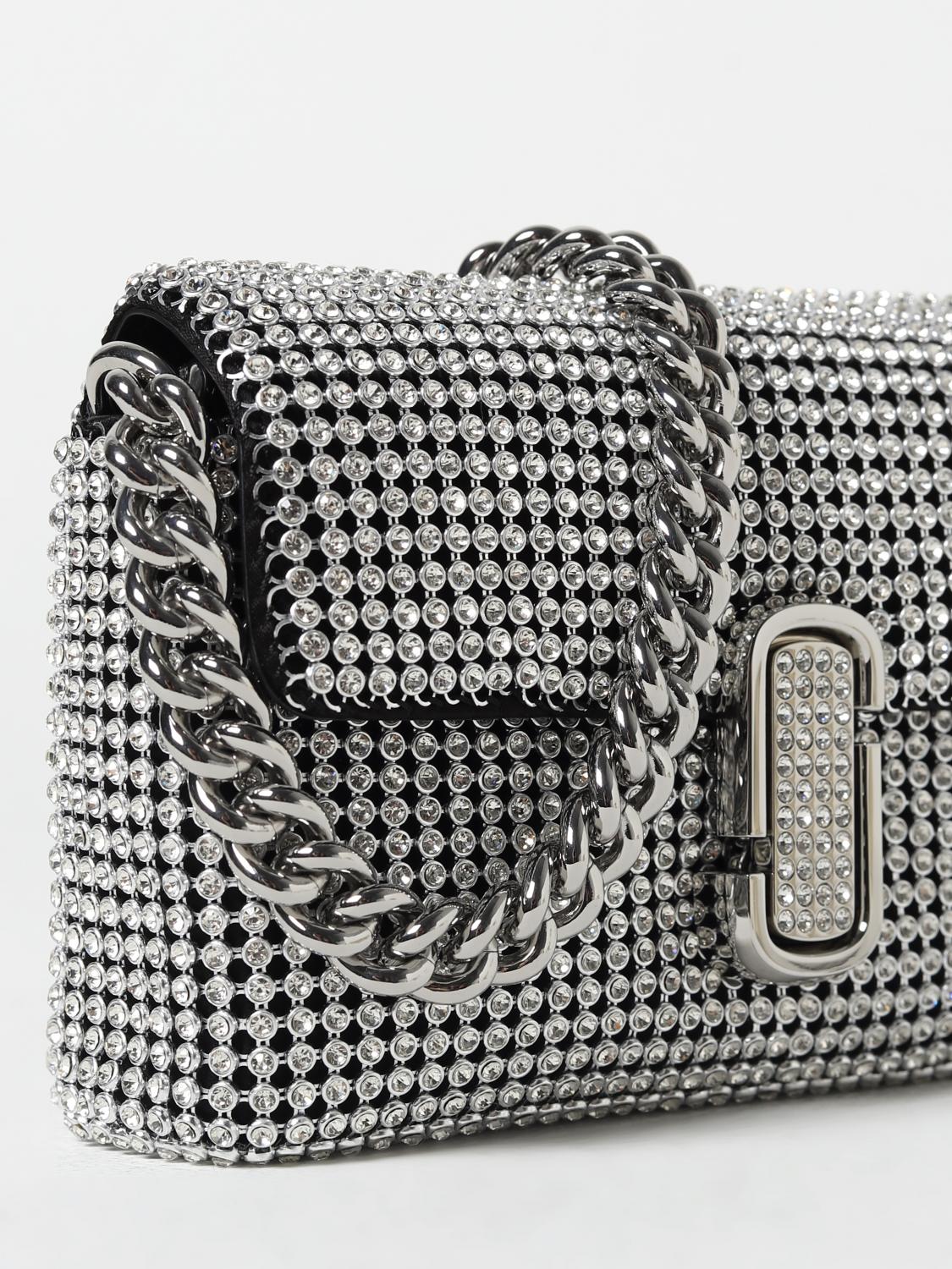 Marc Jacobs bag in fabric with rhinestones - Silver | H912M06RE22