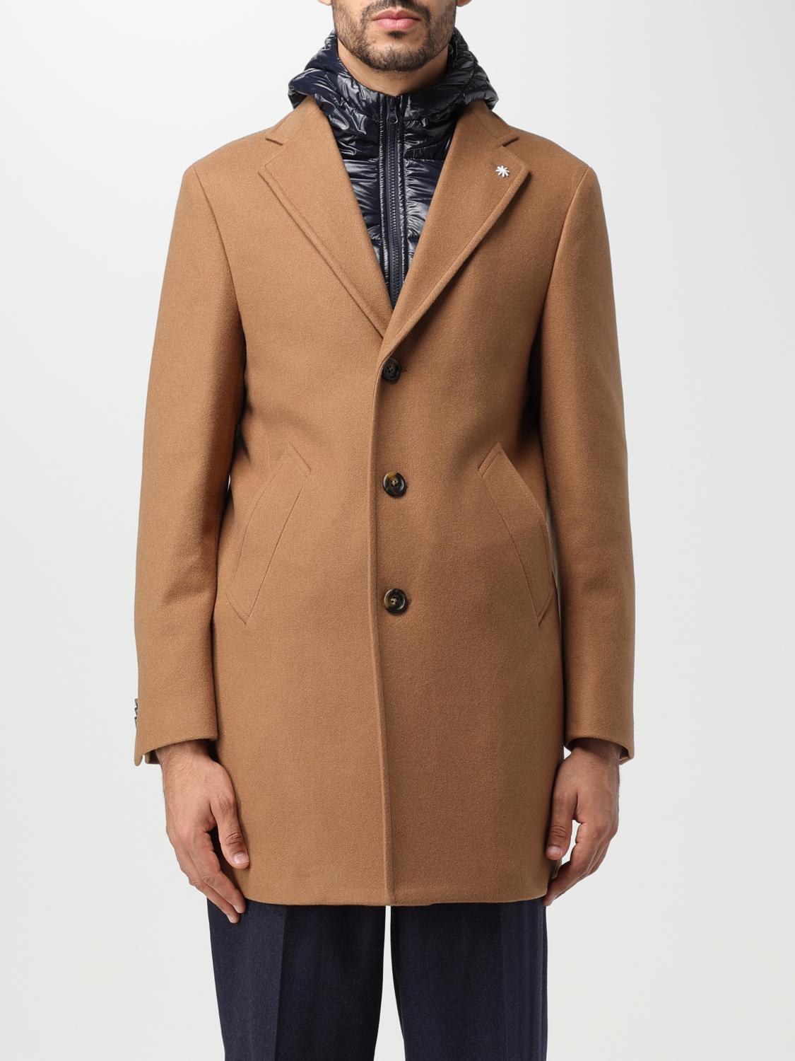 MANUEL RITZ COAT: Coat men Manuel Ritz, Blue - Img 1