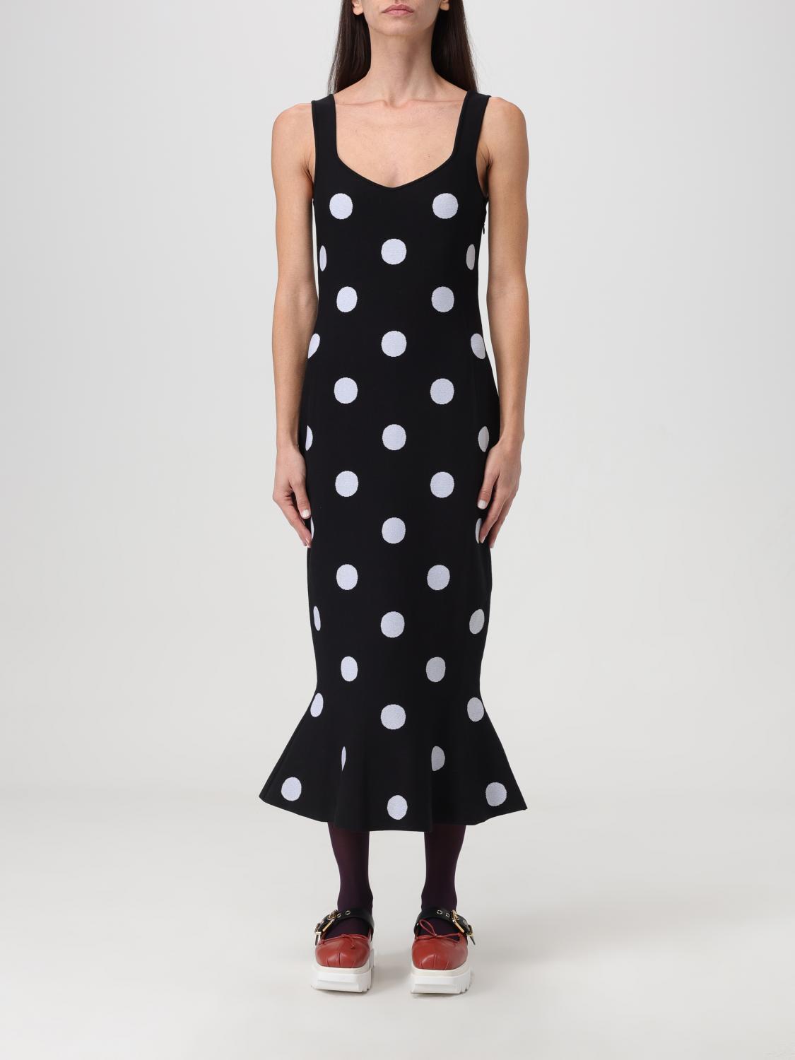 MARNI ABITO: Abito Marni in viscosa stretch, Nero - Img 1