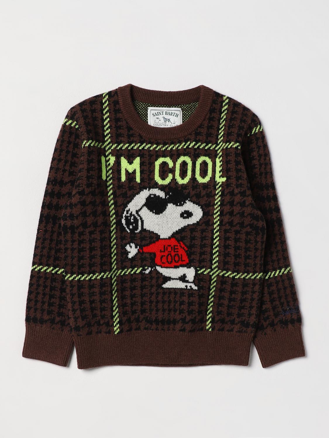 MC2 SAINT BARTH SWEATER: Sweater kids Mc2 Saint Barth, Brown - Img 1