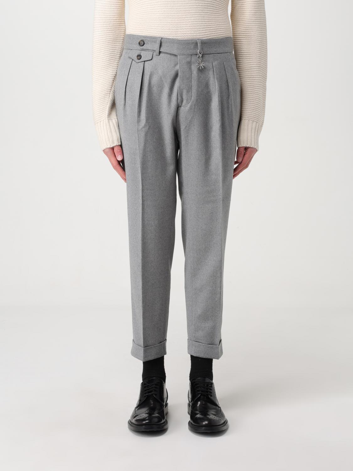 MANUEL RITZ PANTS: Pants men Manuel Ritz, Grey - Img 1