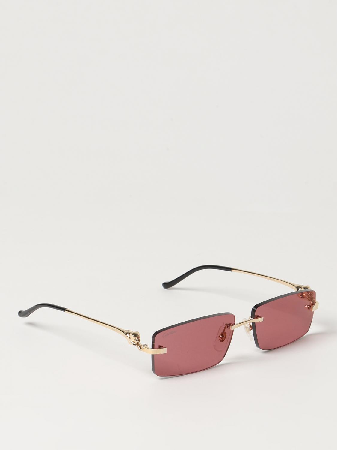 CARTIER LUNETTES DE SOLEIL: Lunettes de soleil homme Cartier, Rouge - Img 1