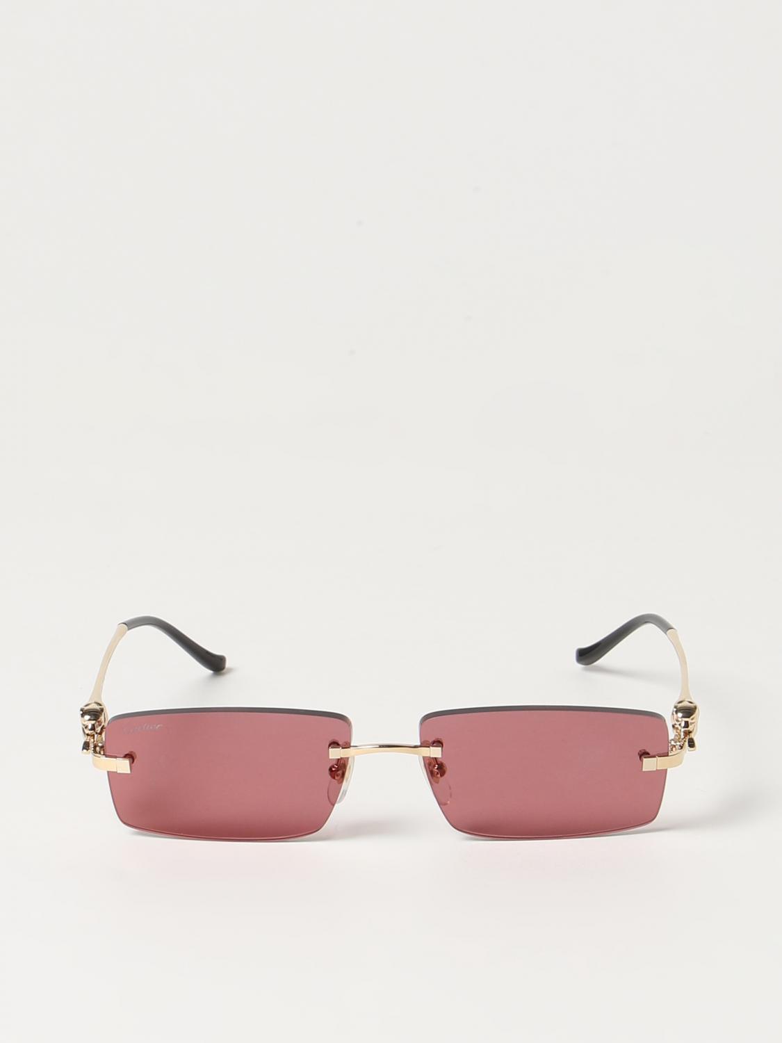 CARTIER LUNETTES DE SOLEIL: Lunettes de soleil homme Cartier, Rouge - Img 2